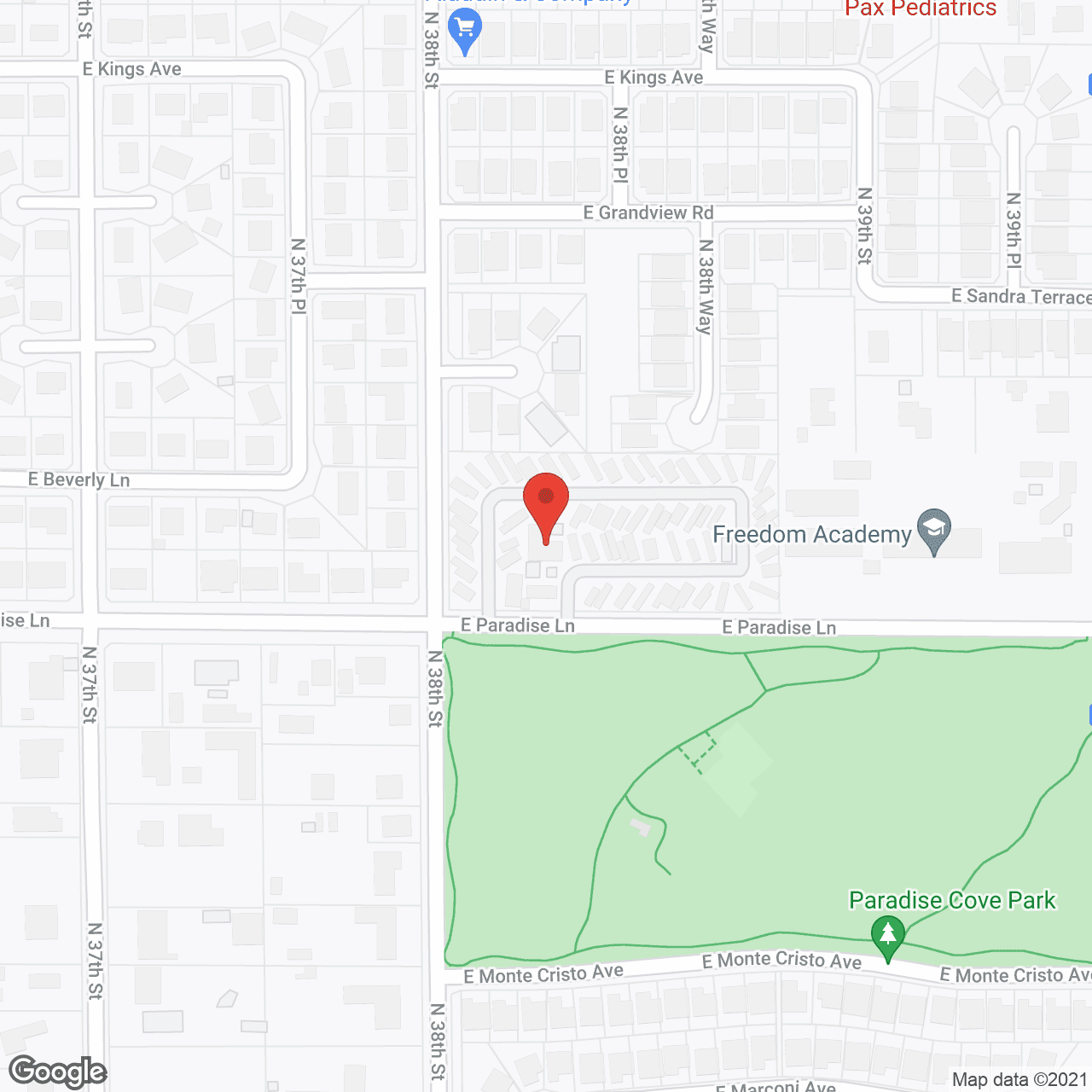 Bell Acres Mobile Home Park in google map
