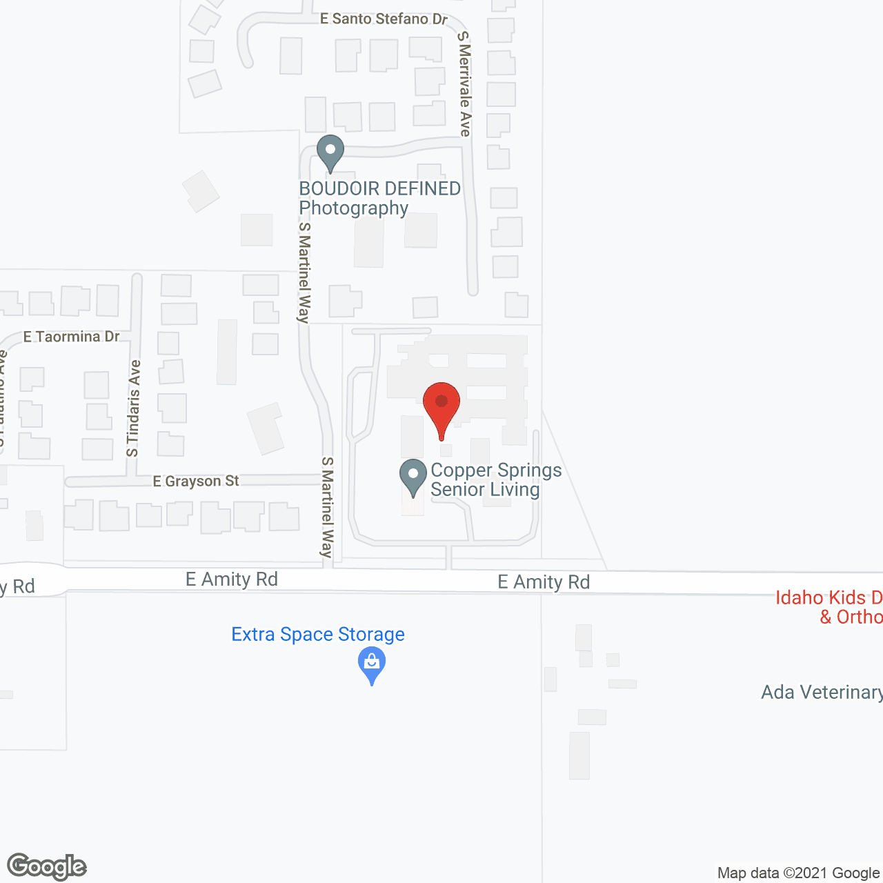 Copper Springs Senior Living in google map