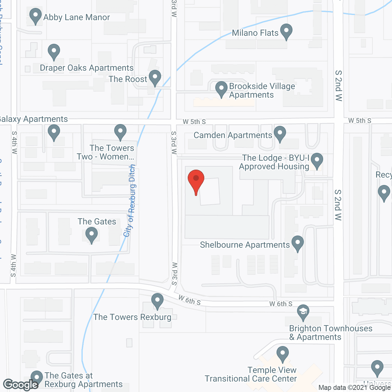 Teton House in google map