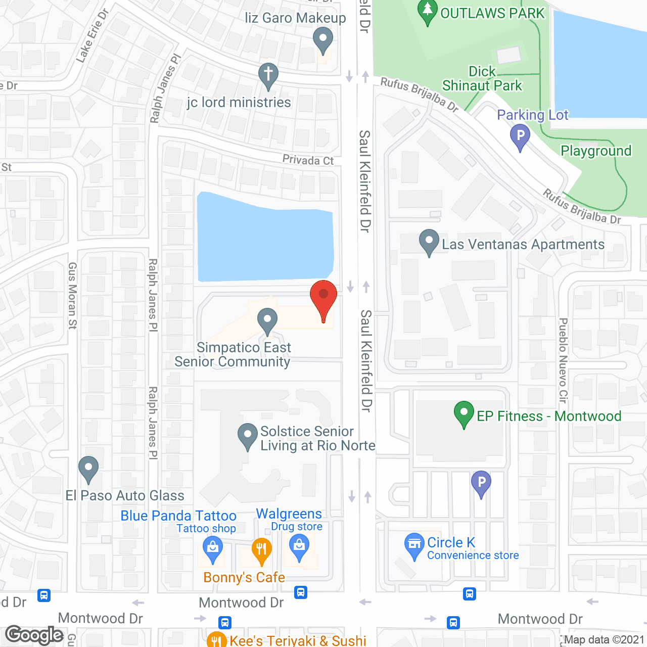 Simpatico East in google map