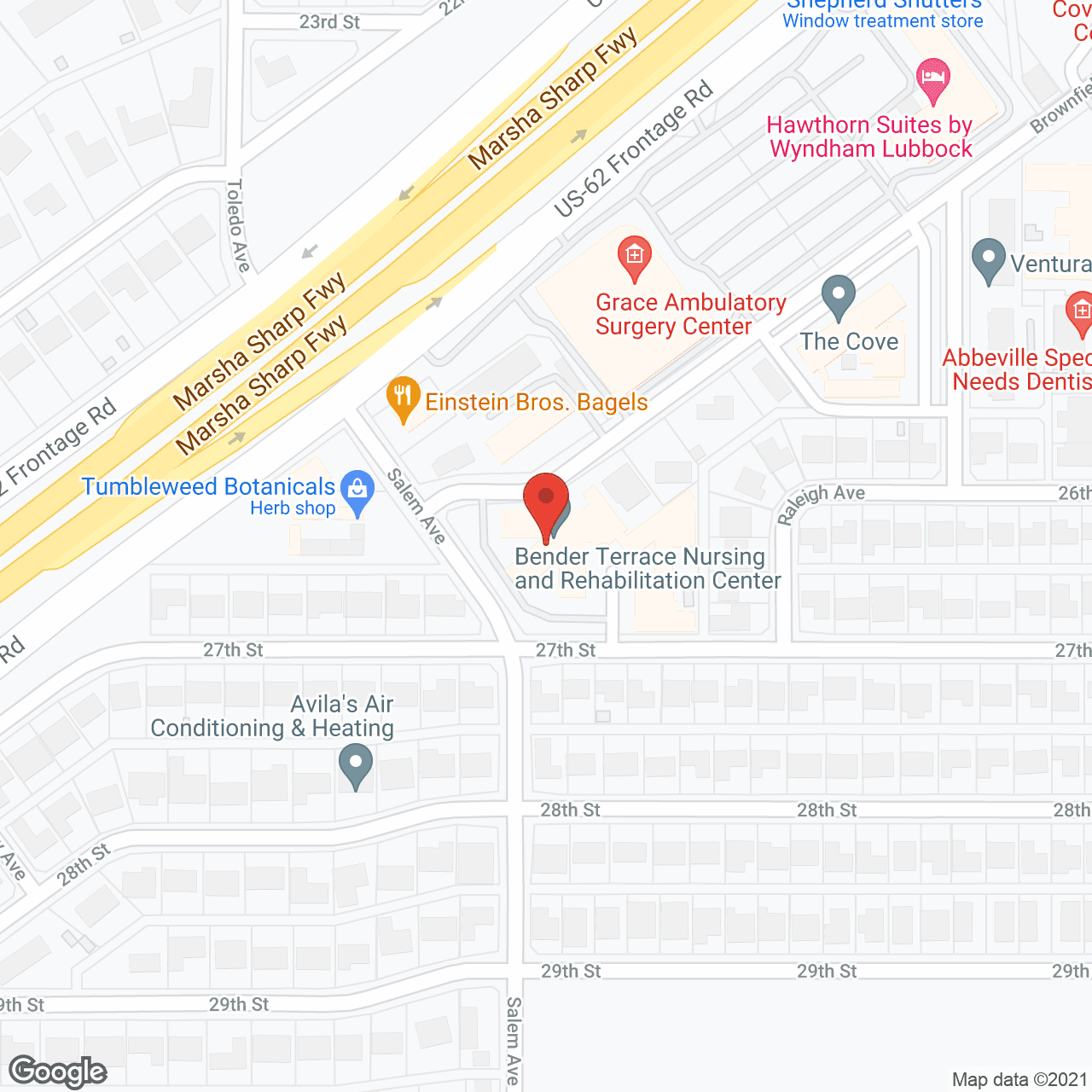 Bender Terrace in google map