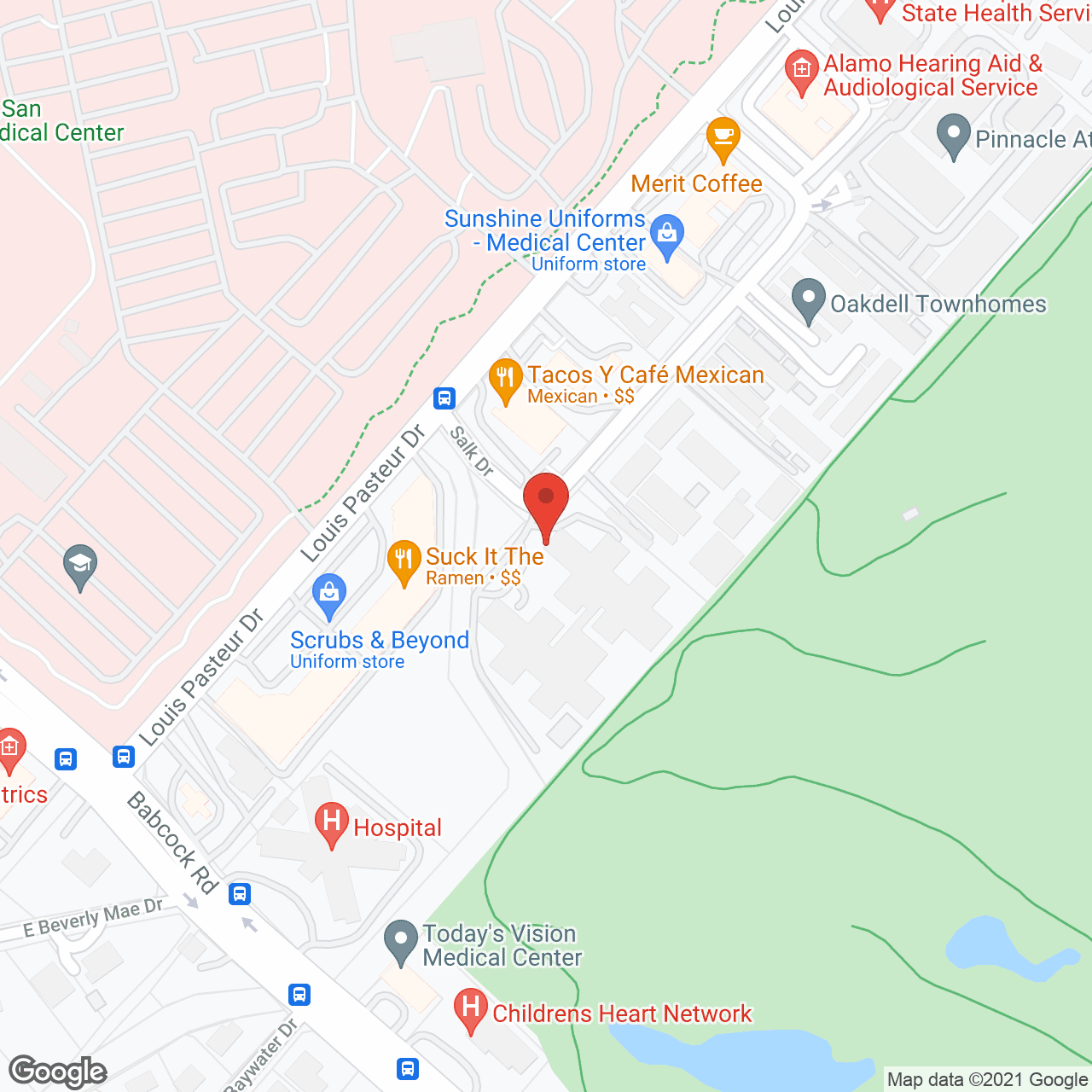 Oak Park in google map