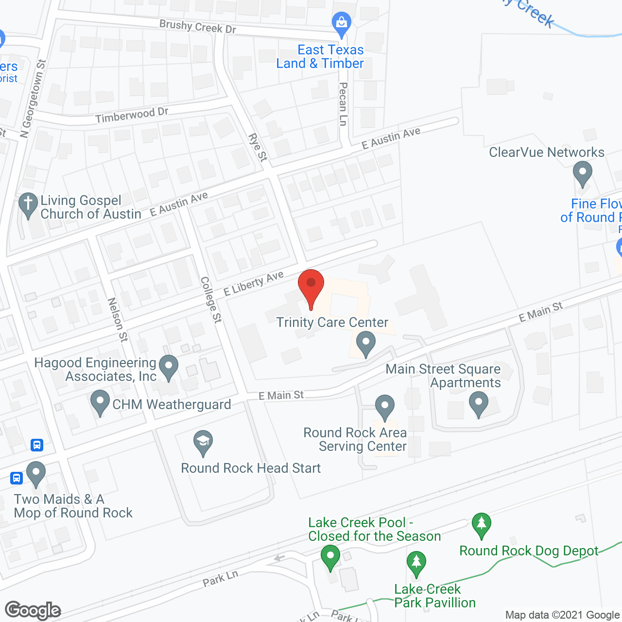 Trinity Care Center in google map