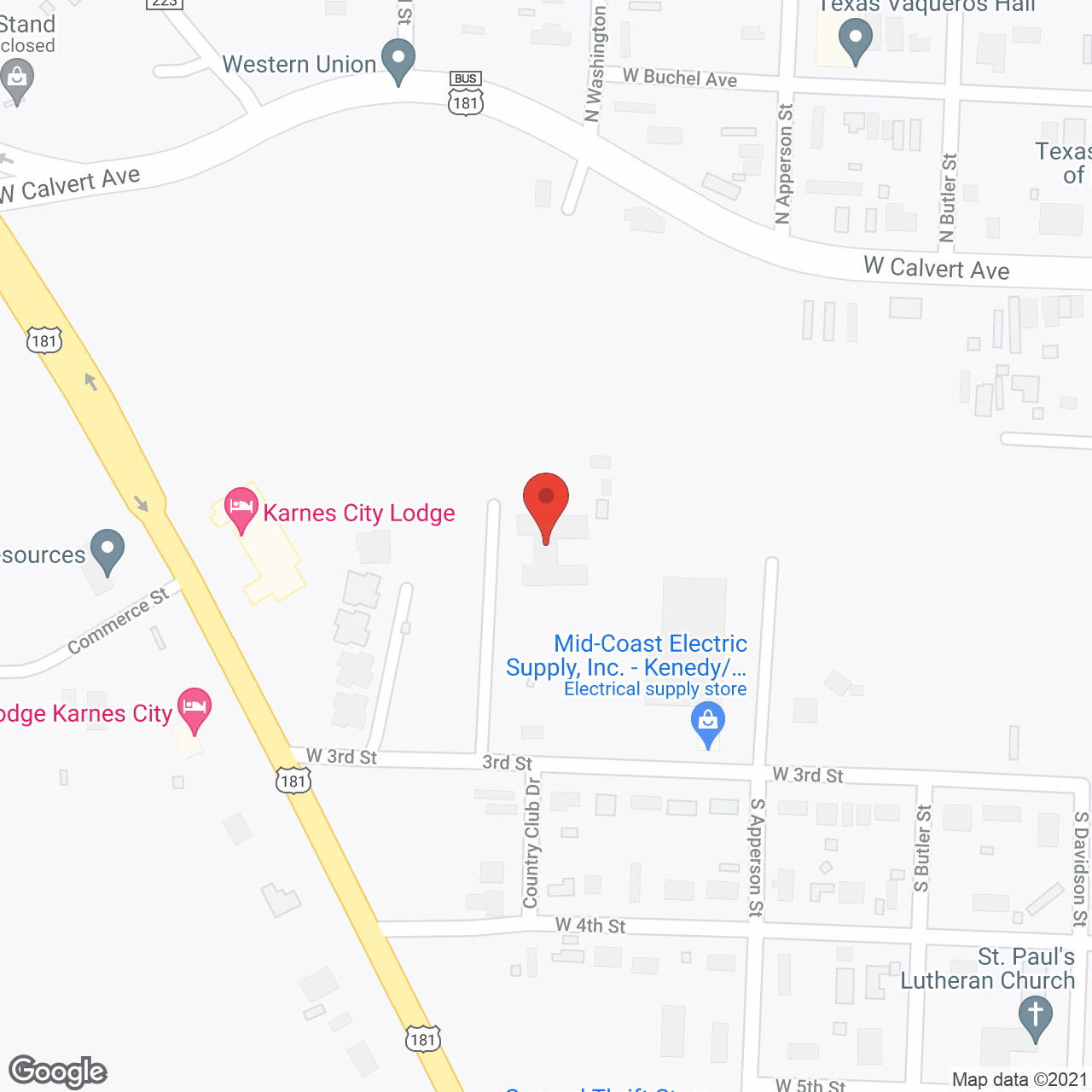 Karnes City Care Health & Reha in google map