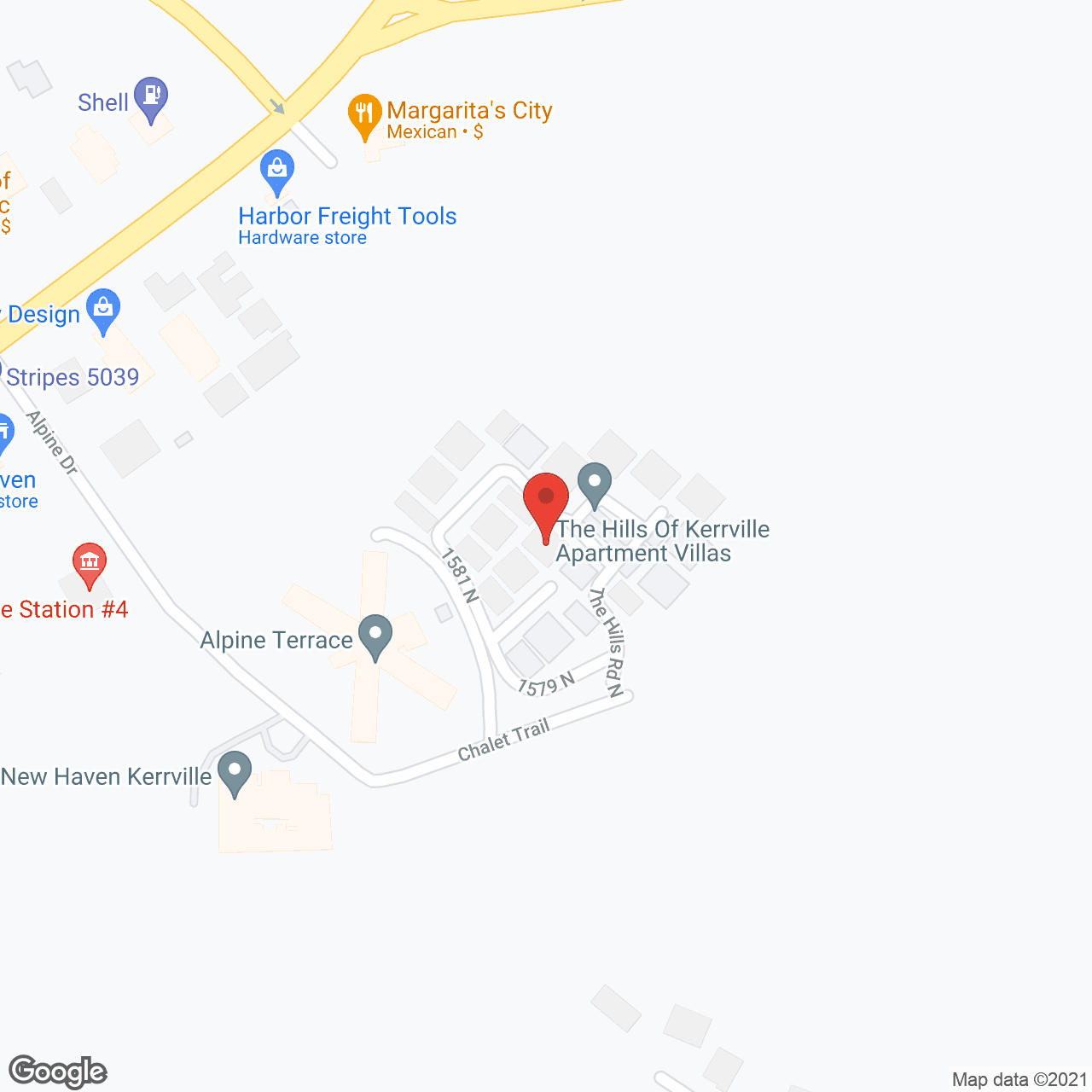 Hills of Kerrville Apt Villas in google map