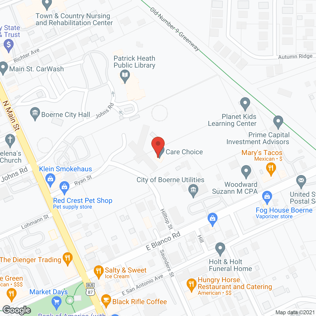 Hilltop Nursing Home Care Choice in google map