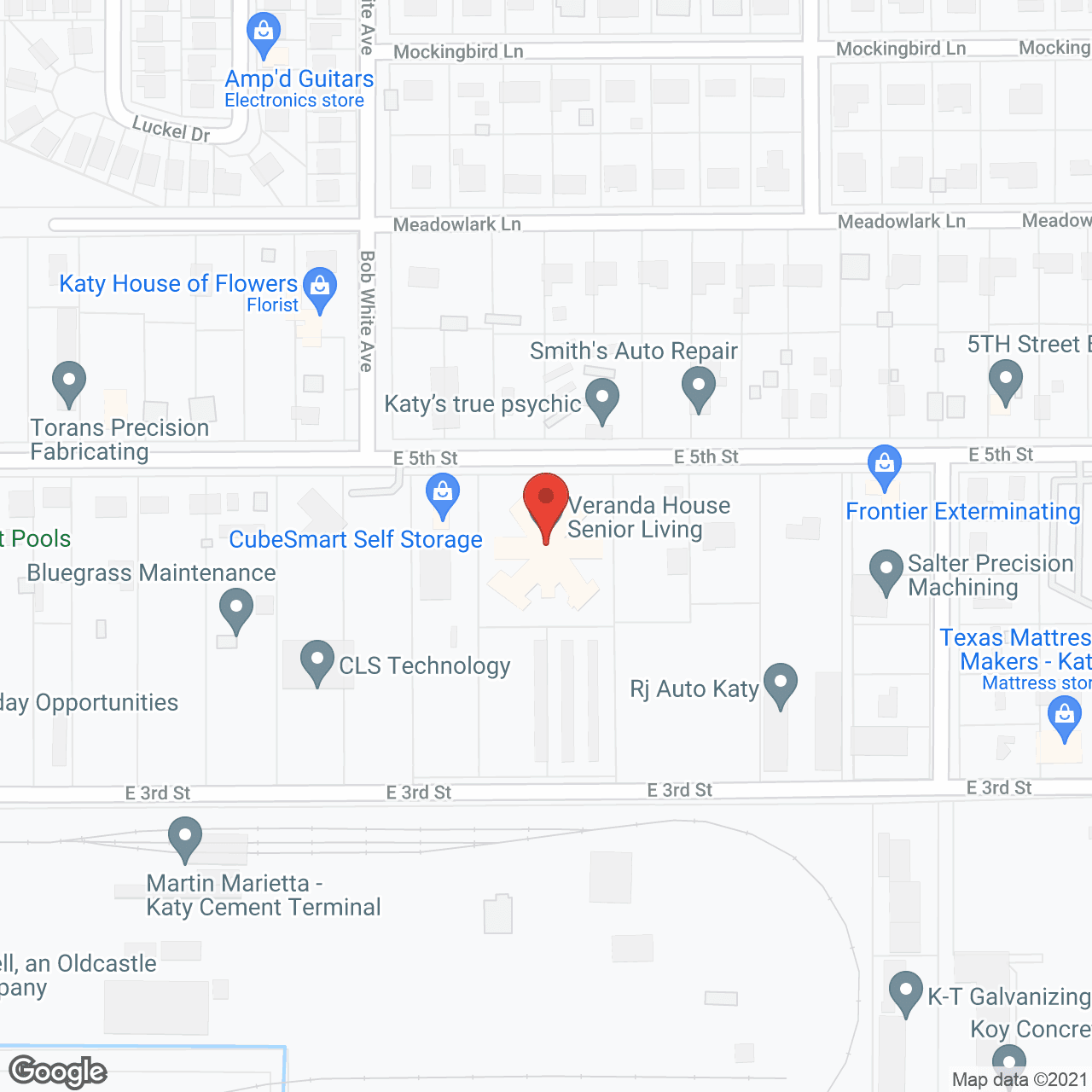 Katyville Health Care Ctr in google map