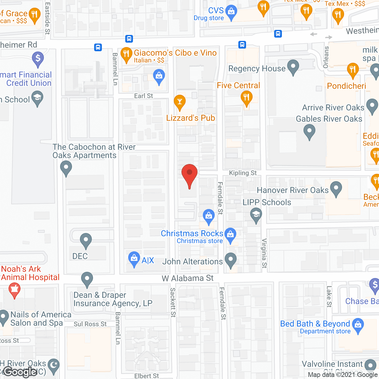 Visiting Nurse Assoc in google map