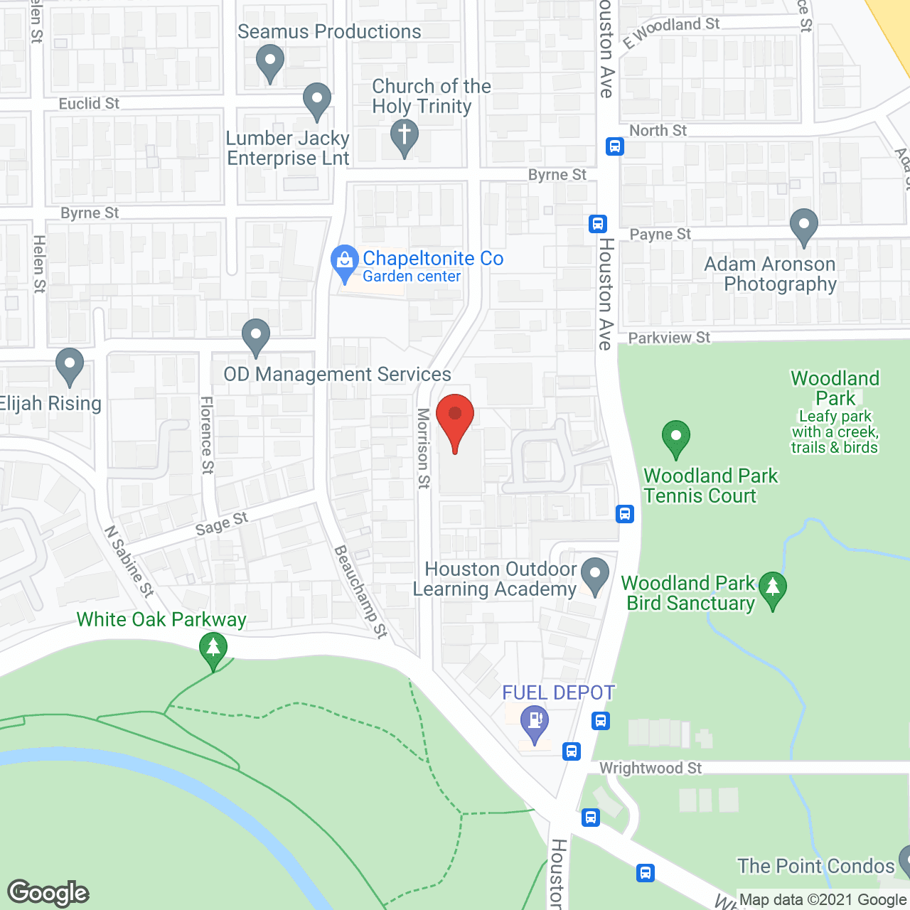 Highland Park Care Ctr in google map
