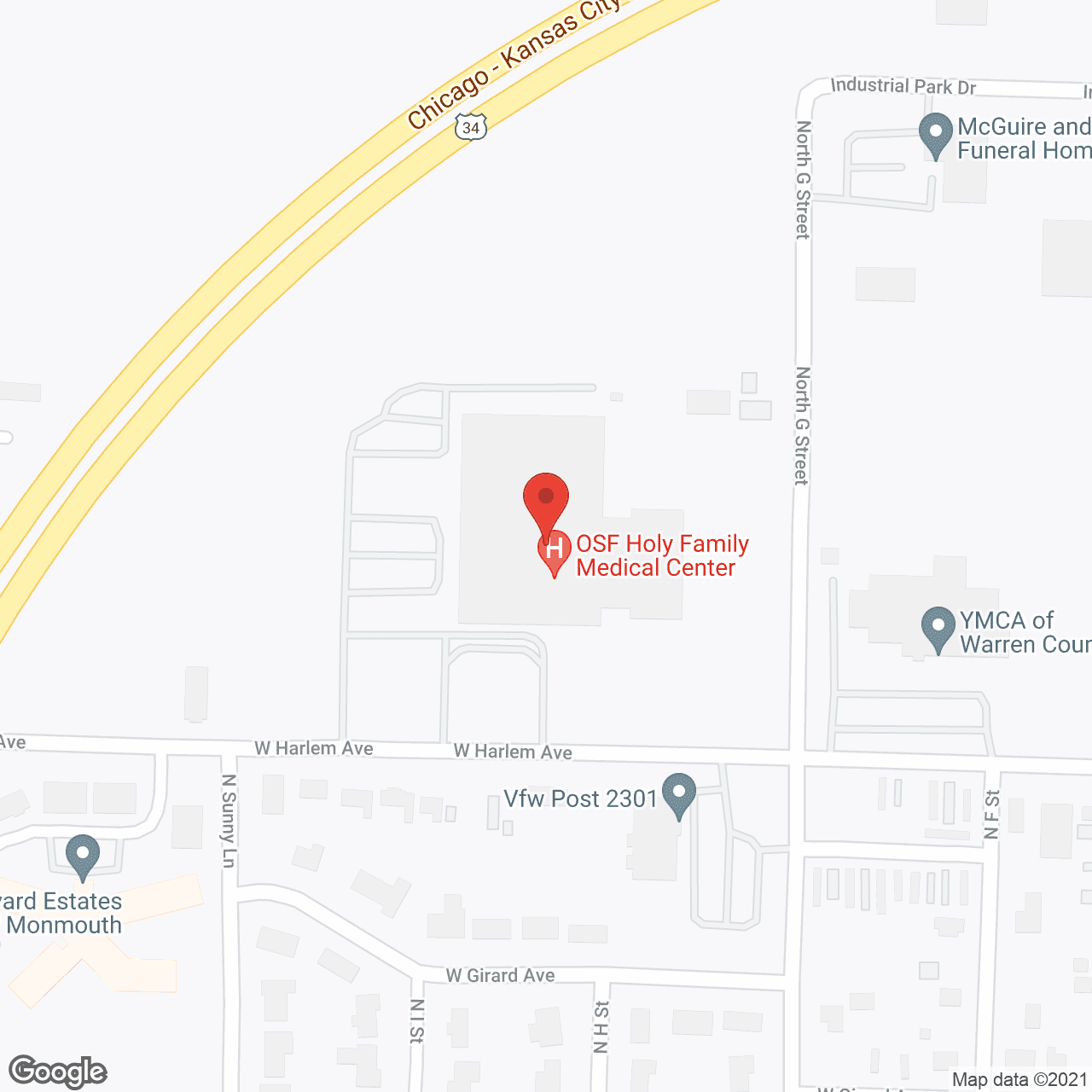 Community Medical Ctr of W Il in google map