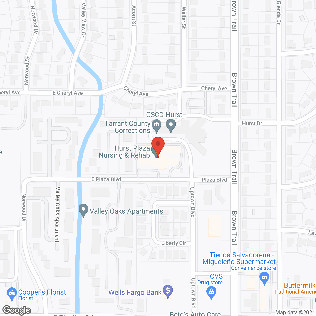 Hurst Plaza Nursing and Rehabilitation Center in google map