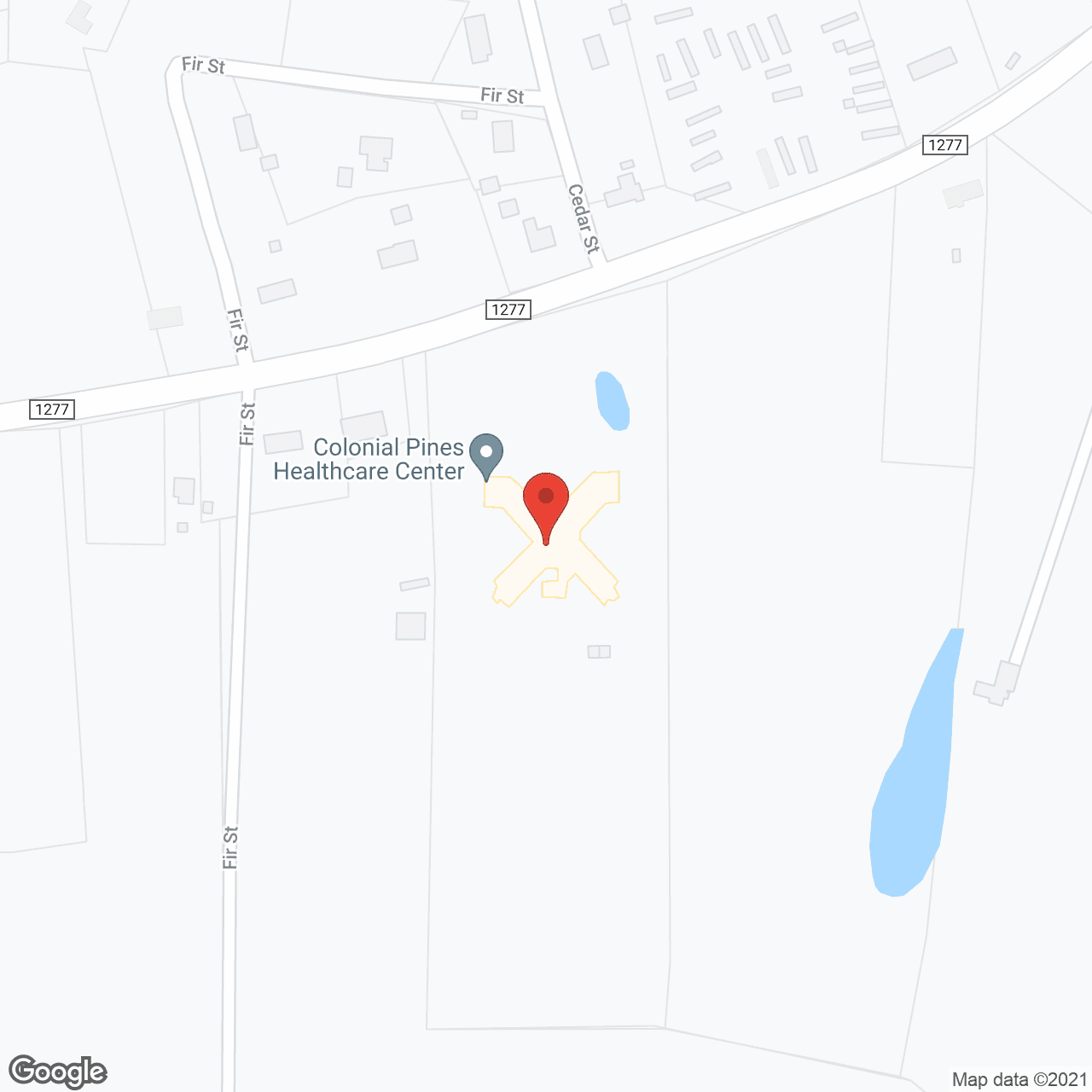 Colonial Pines Health Care Ctr in google map