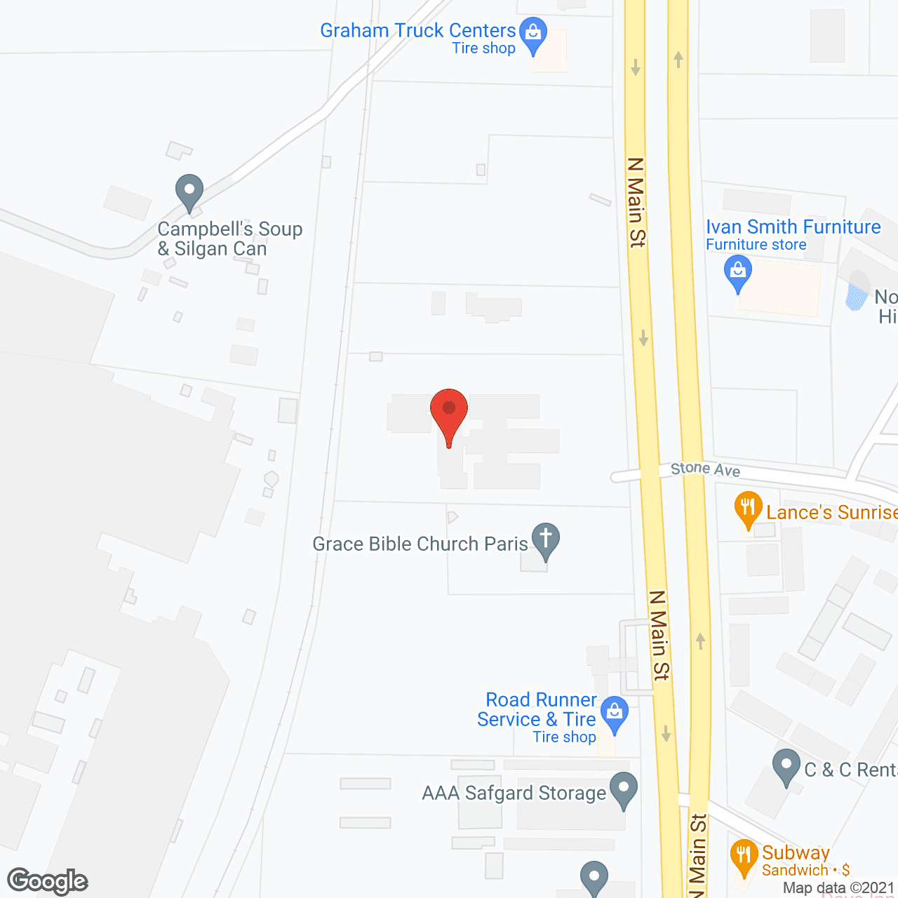 Lamar Place in google map