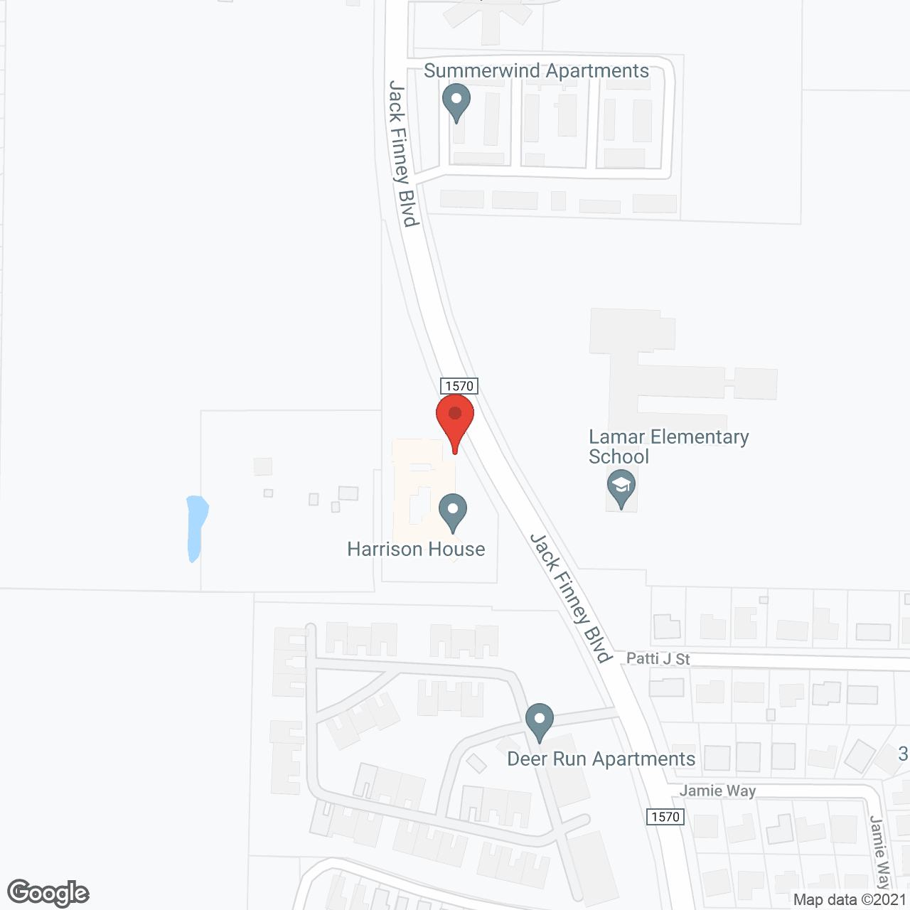 Harrison House in google map