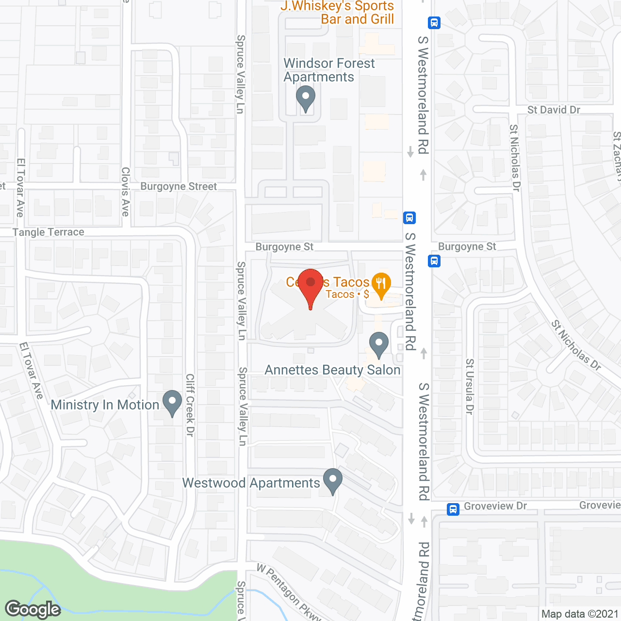 Skyline Nursing Center in google map