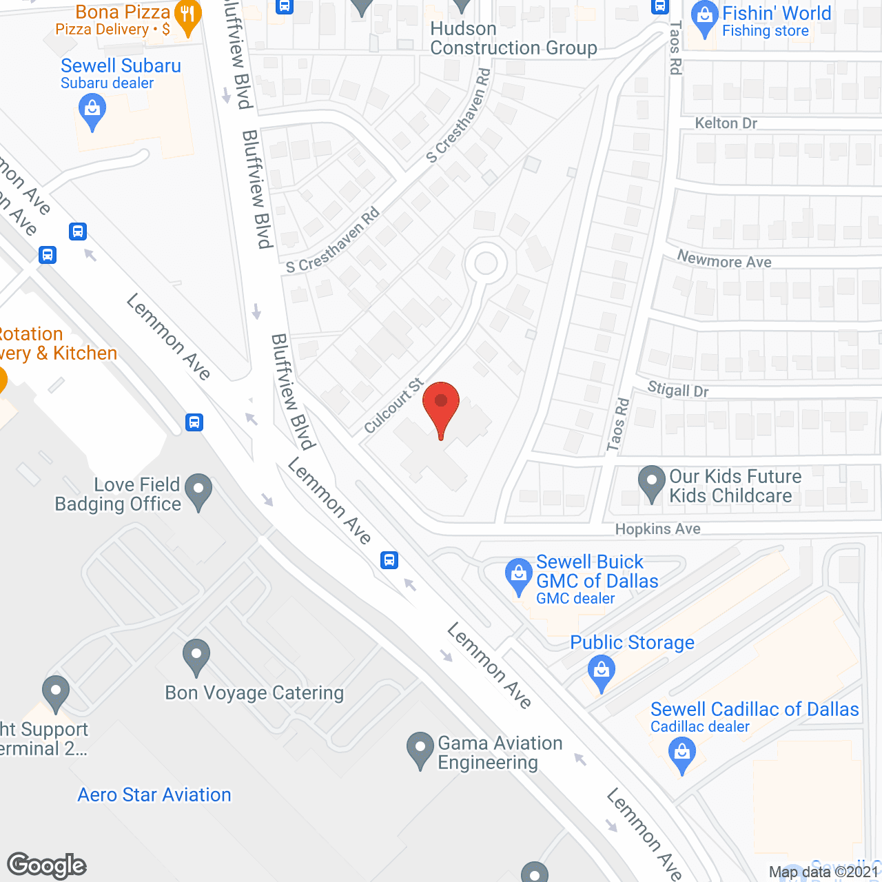Traymore Nursing Ctr in google map