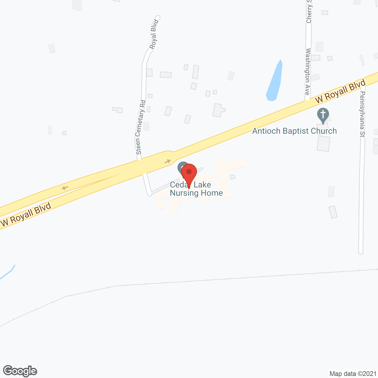 Cedar Lake Nursing Home in google map