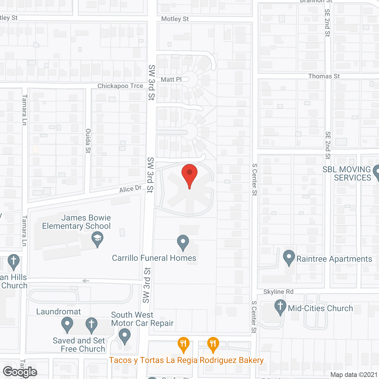 Metroplex Care Ctr in google map