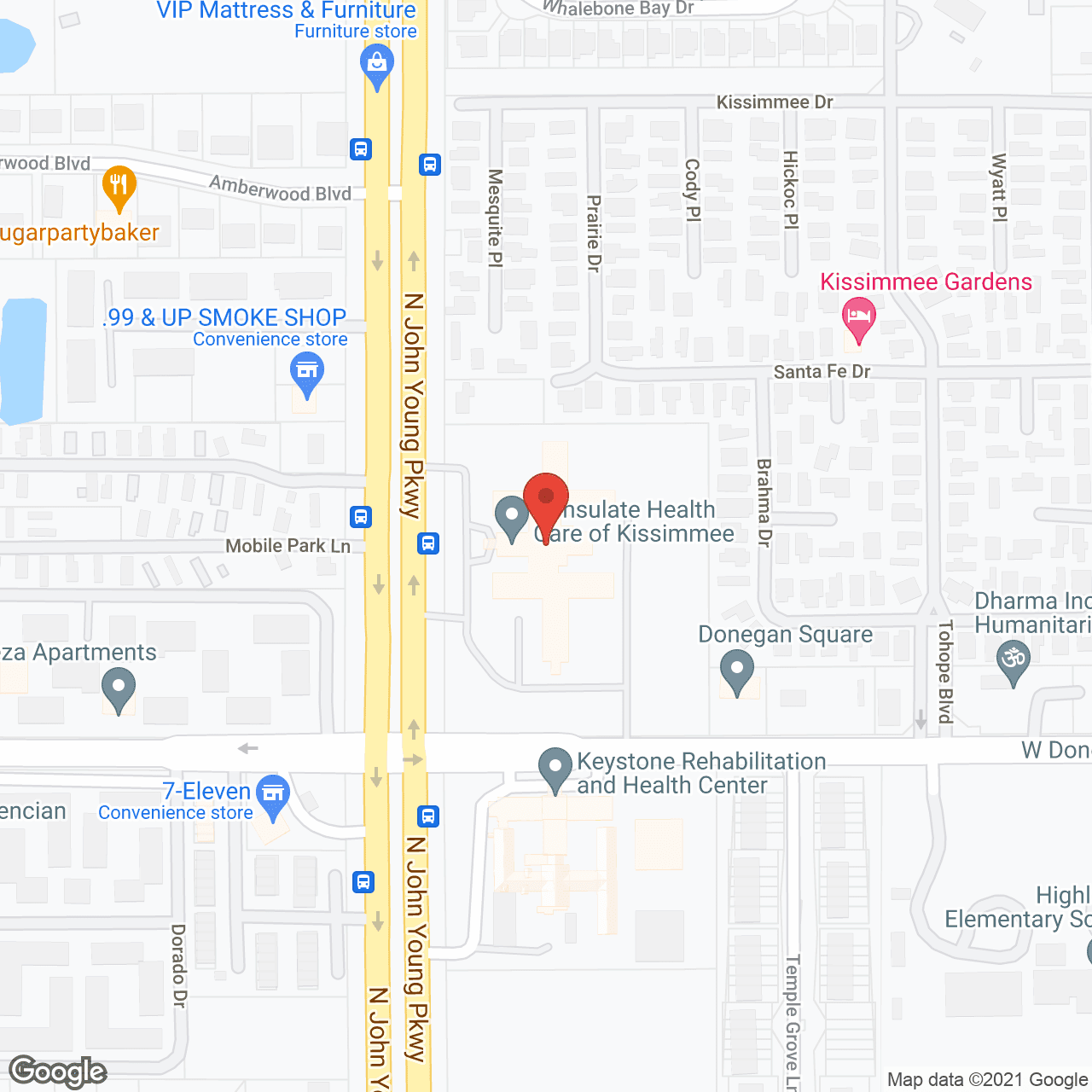 Consulate Health Care of Kissimmee in google map