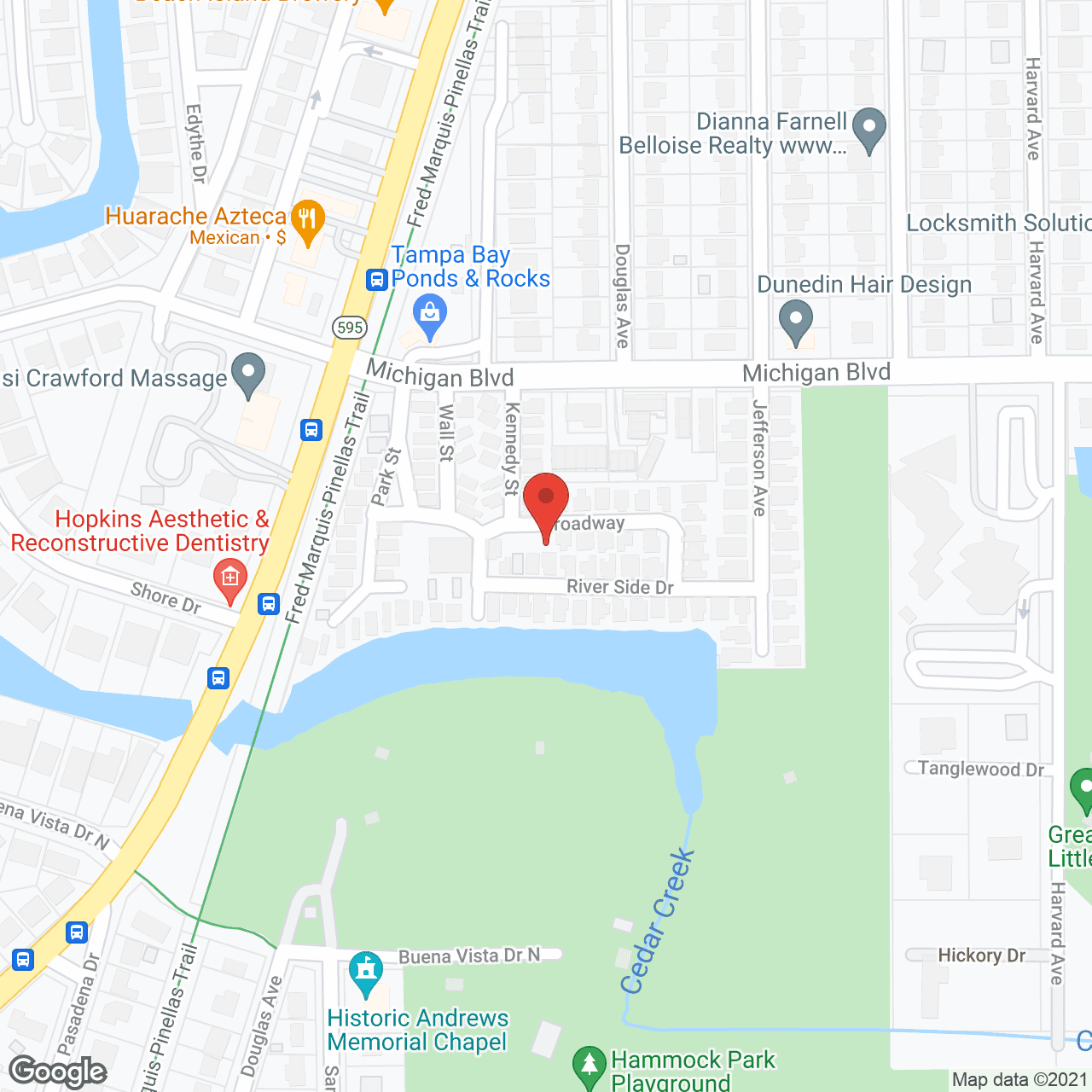 Cedar Creek Residents Inc in google map
