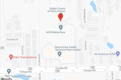 Arden Courts of Palm Harbor in google map