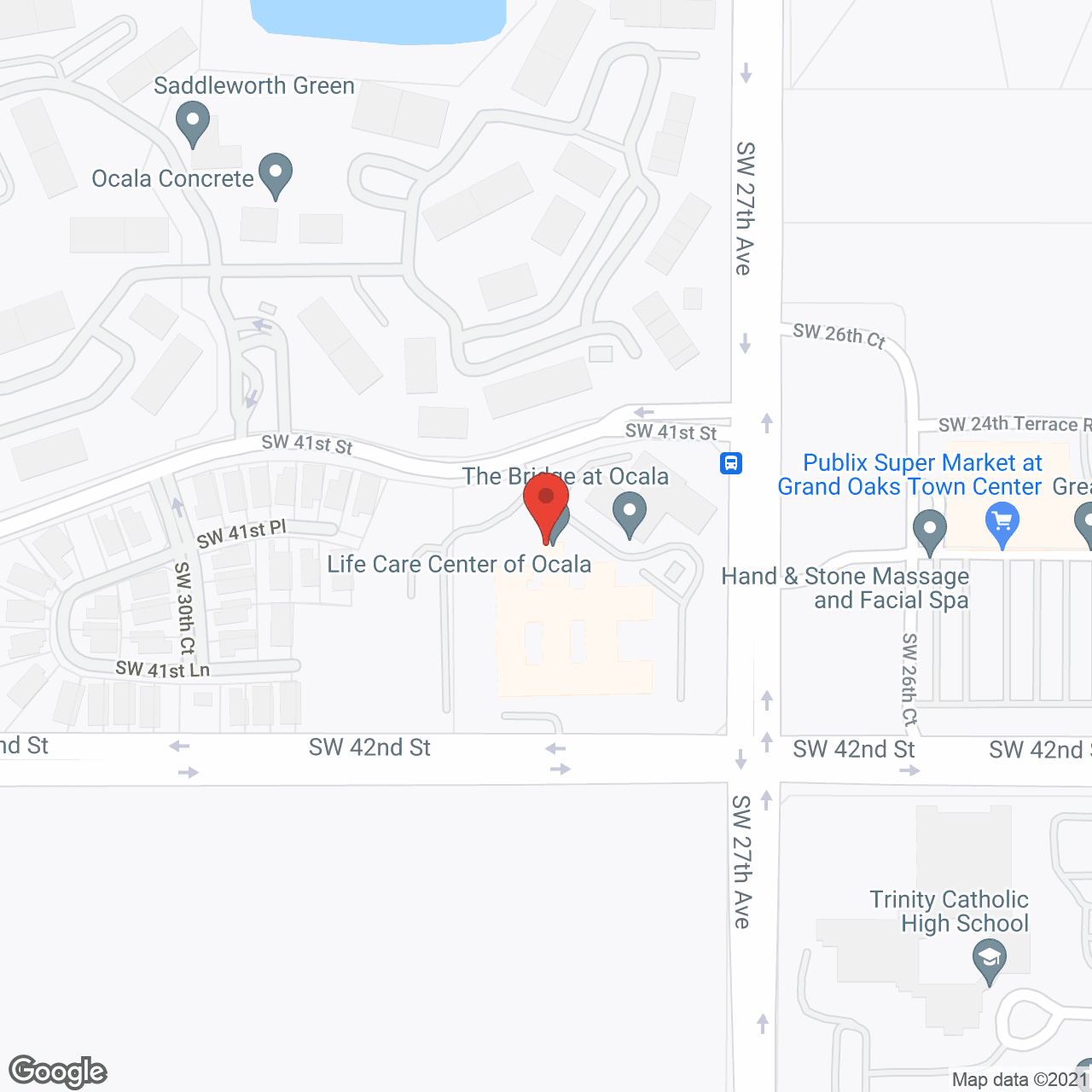 Life Care Center of Ocala in google map