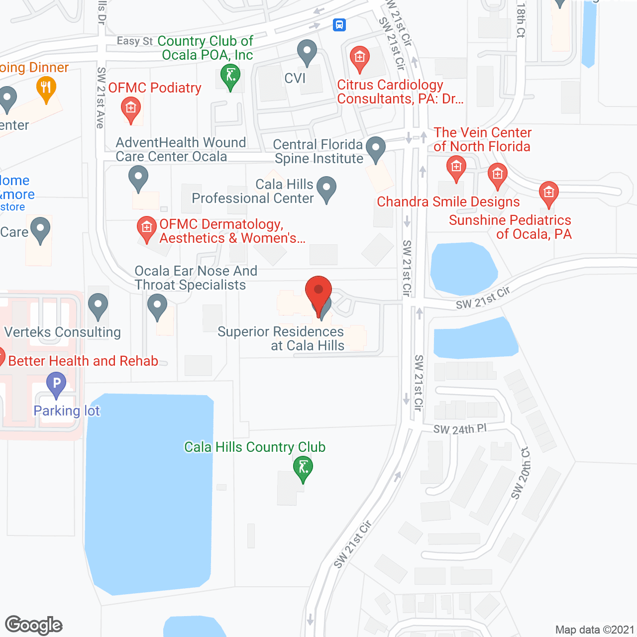 Superior Residences at Cala Hills in google map
