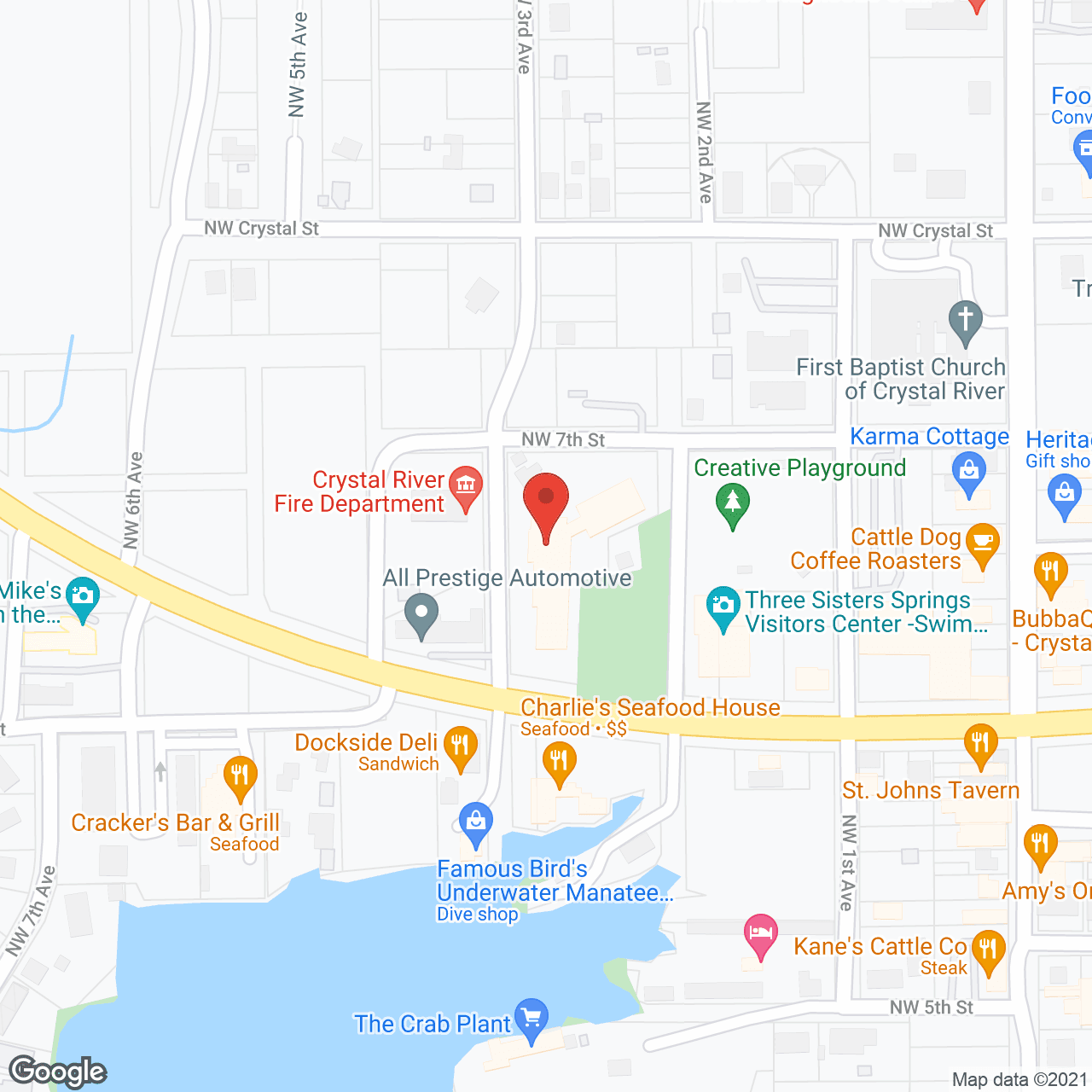 Cedar Creek Assisted Living in google map