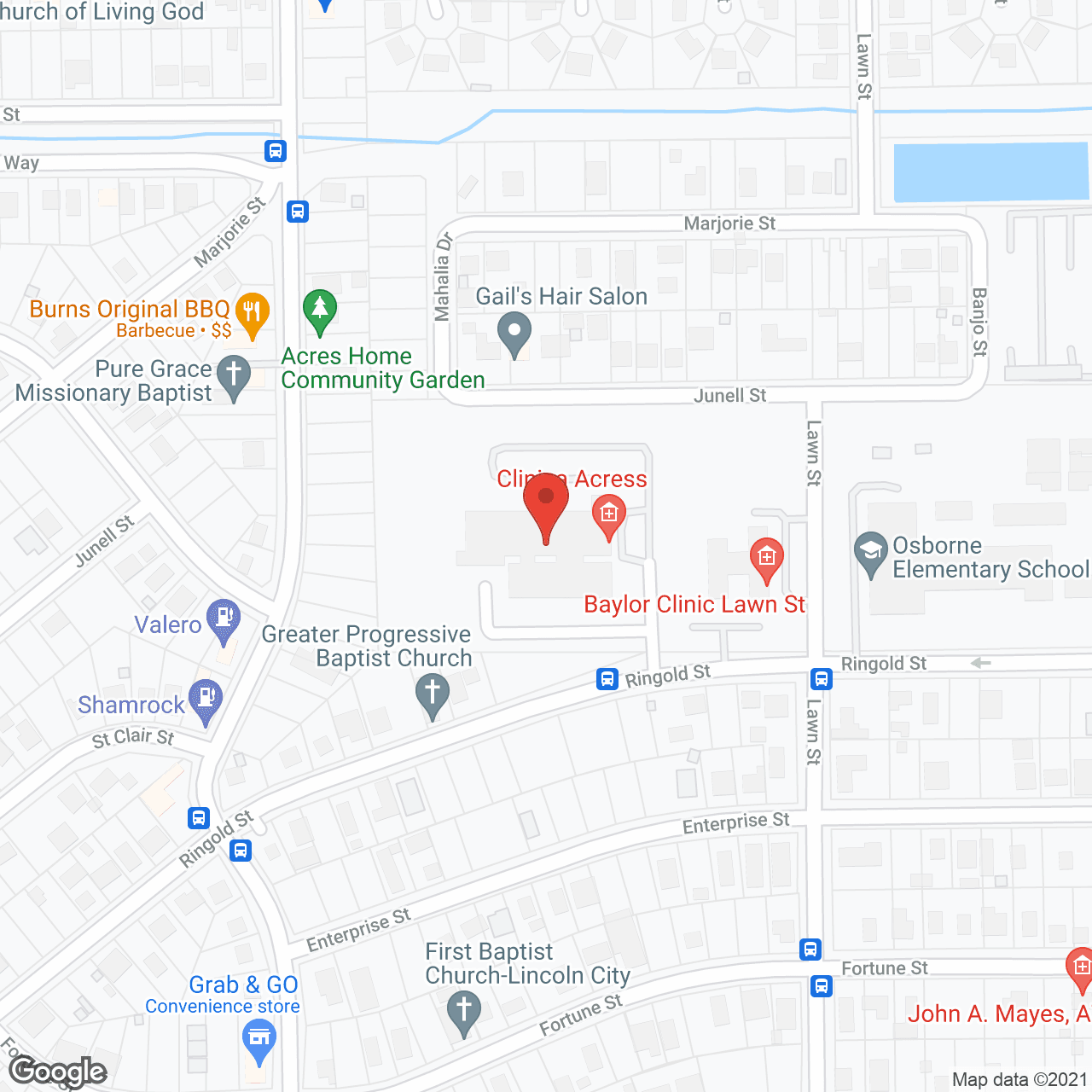 Harris County Hospital Dist in google map