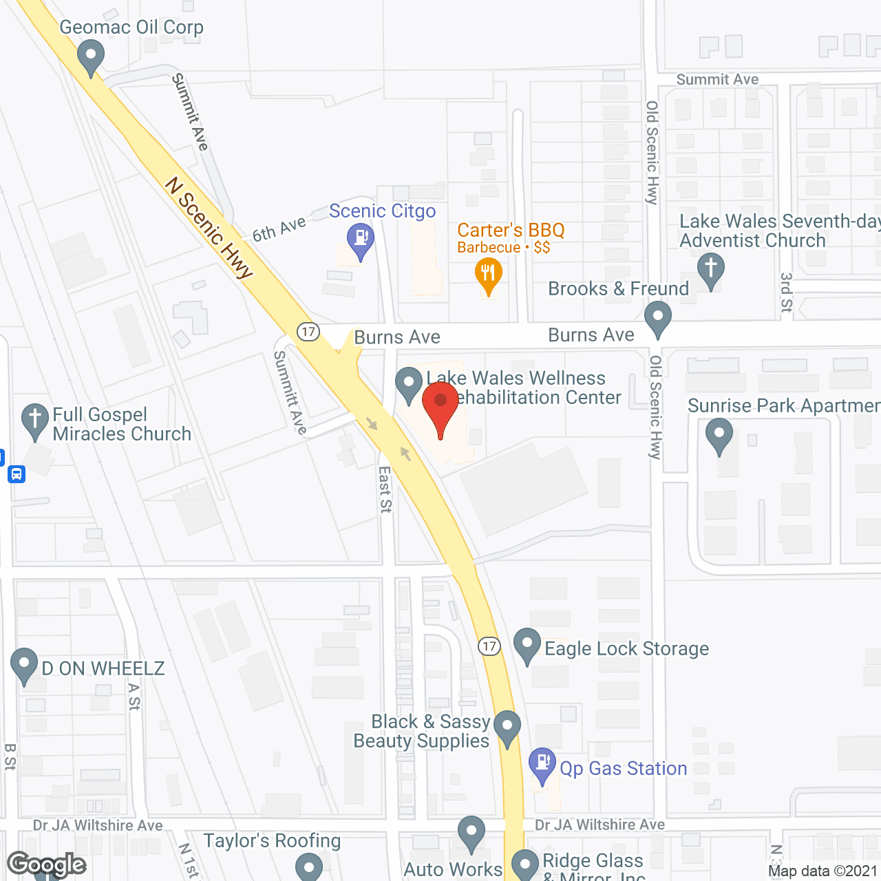 Grace Healthcare Of Lake Wales in google map