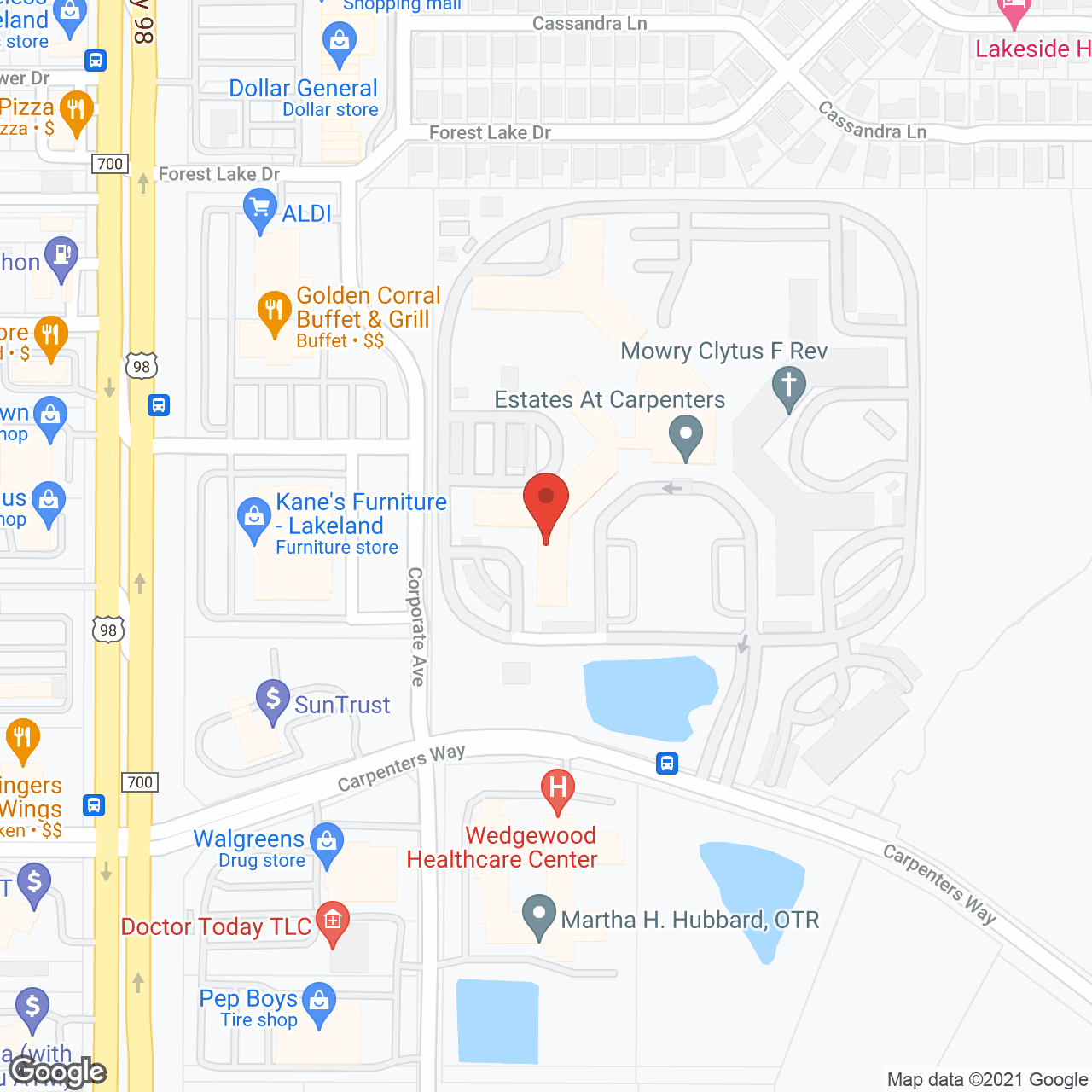 The Estates at Carpenters in google map