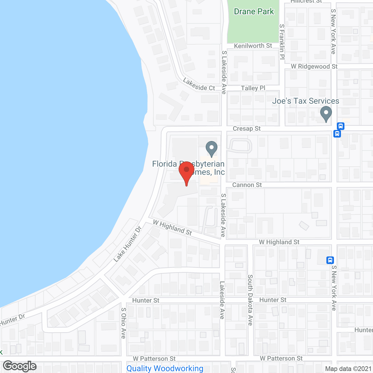 Westminster Lakeland in google map