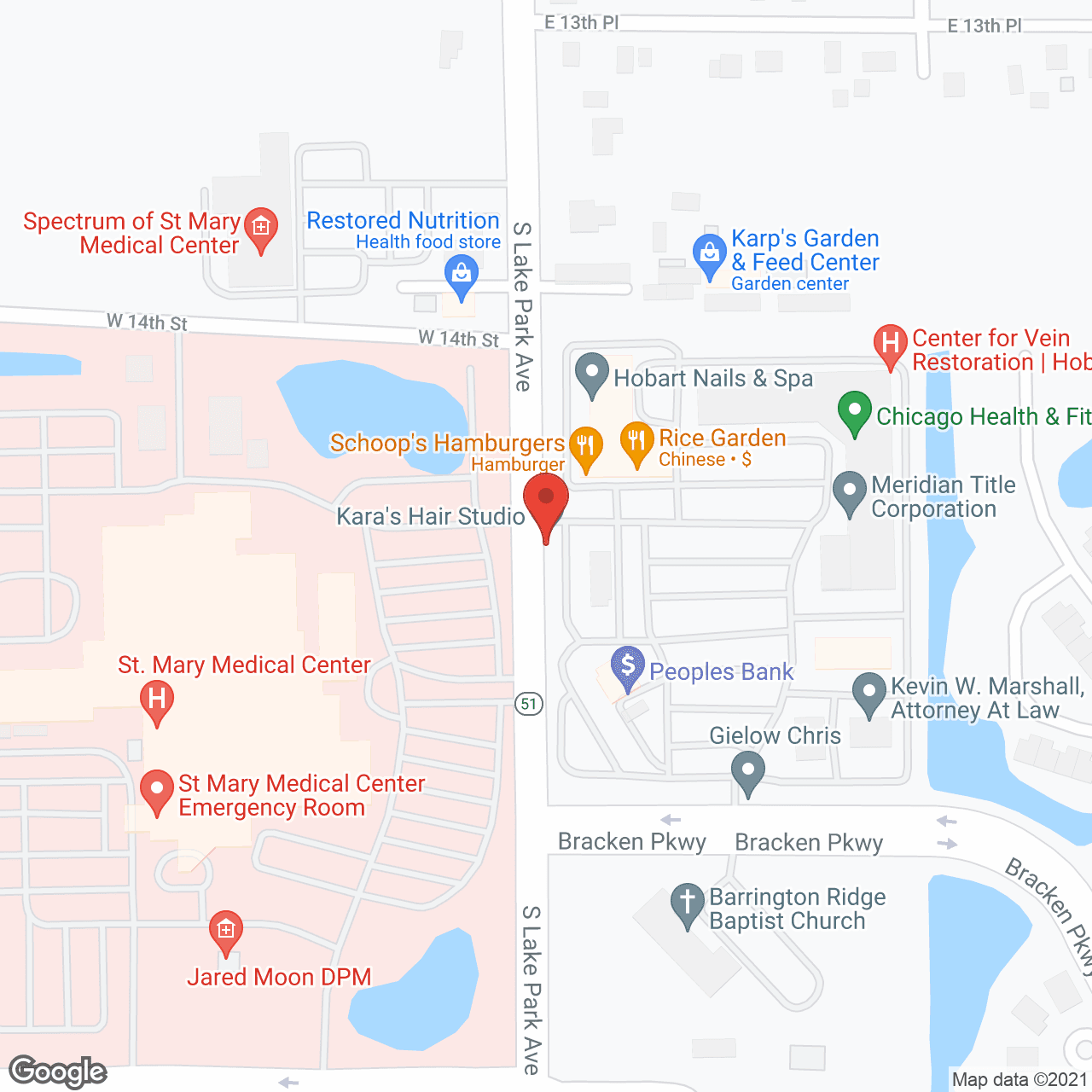 Home Health Of St Mary Medical in google map