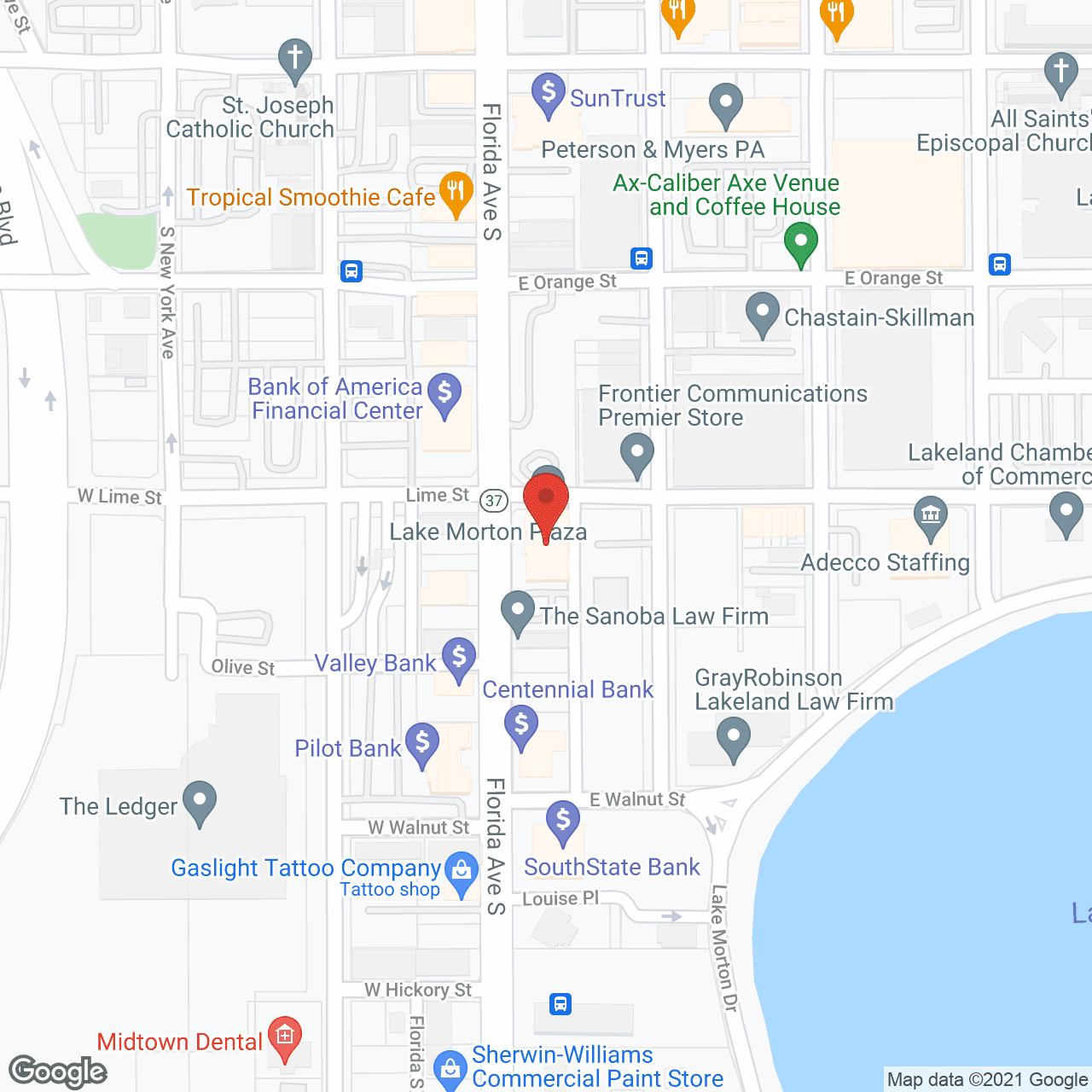 Lake Morton Plaza in google map