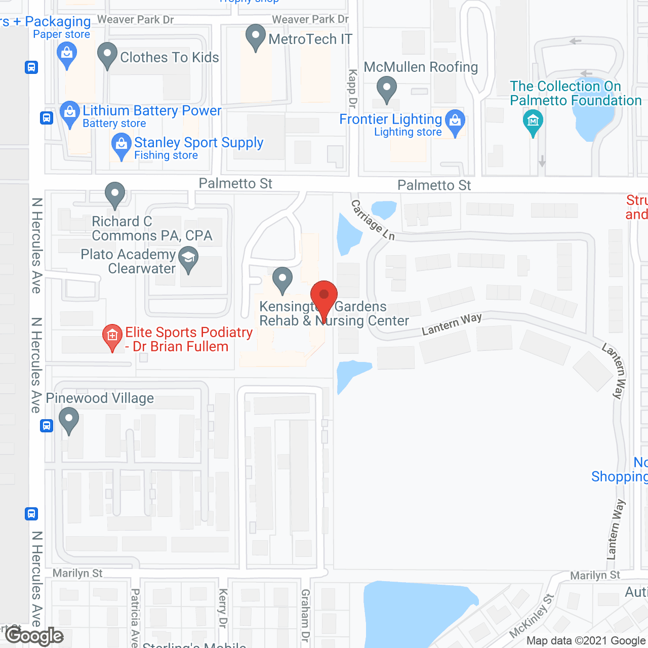 Kensington Gardens Rehab & Nursing Center in google map