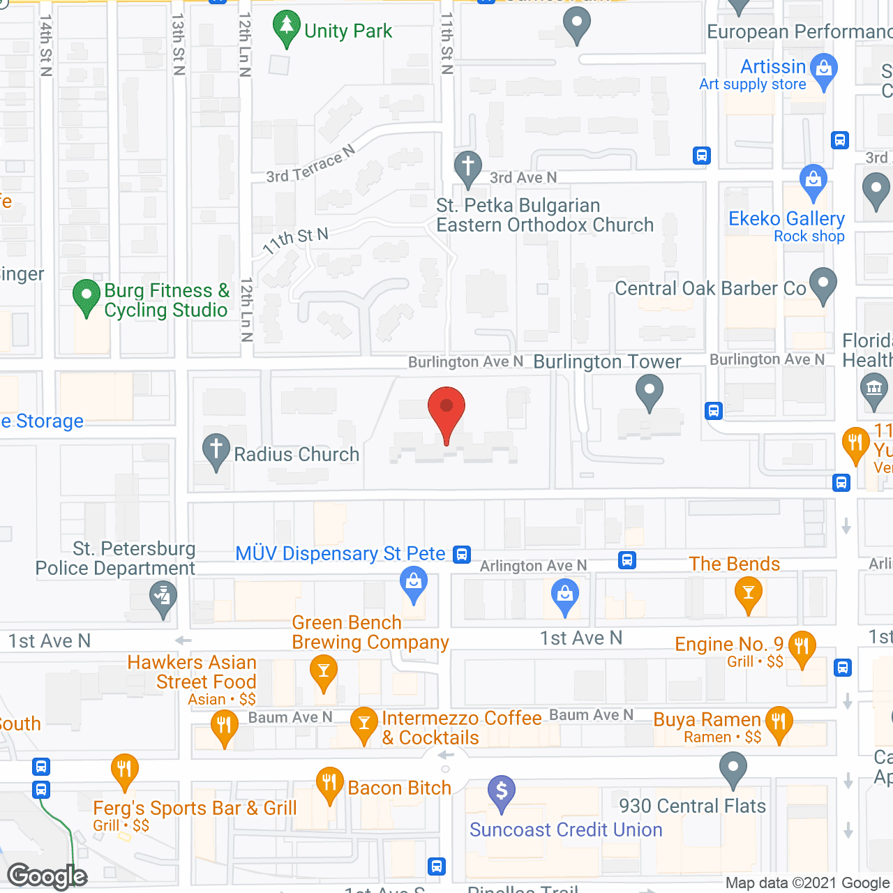 Arlington Arbor in google map