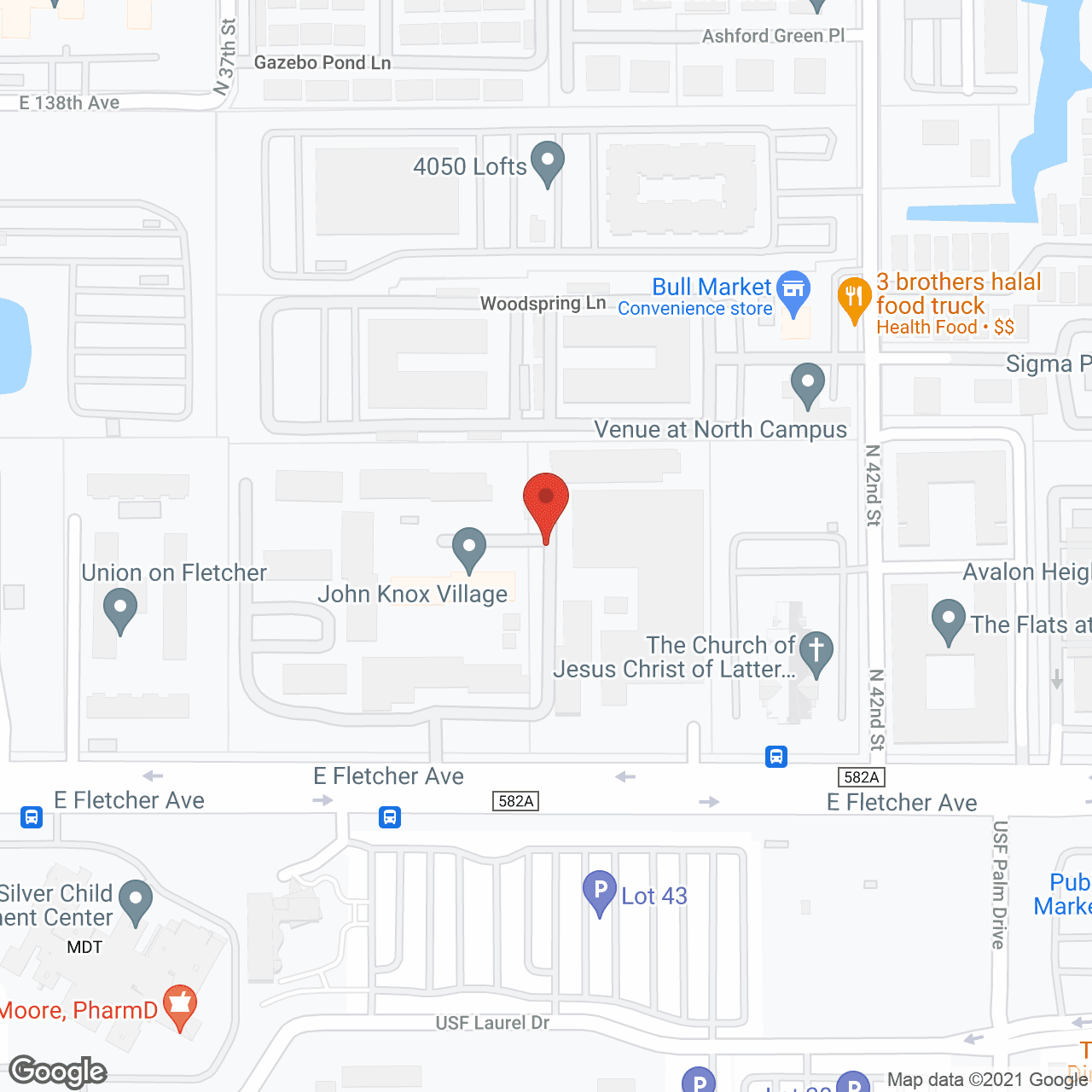 Concordia Village at Tampa in google map