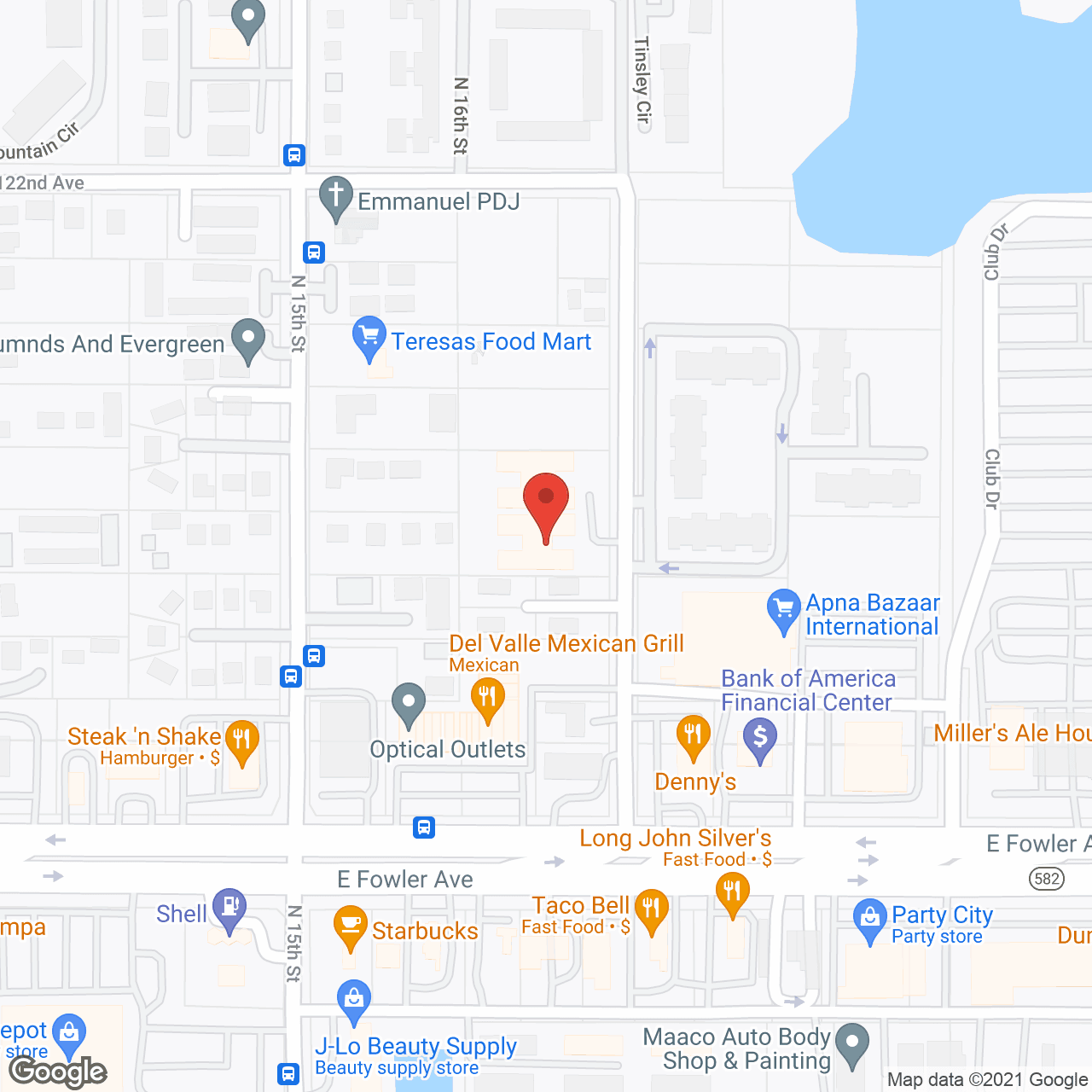 Great American Assisted Living at Tampa in google map