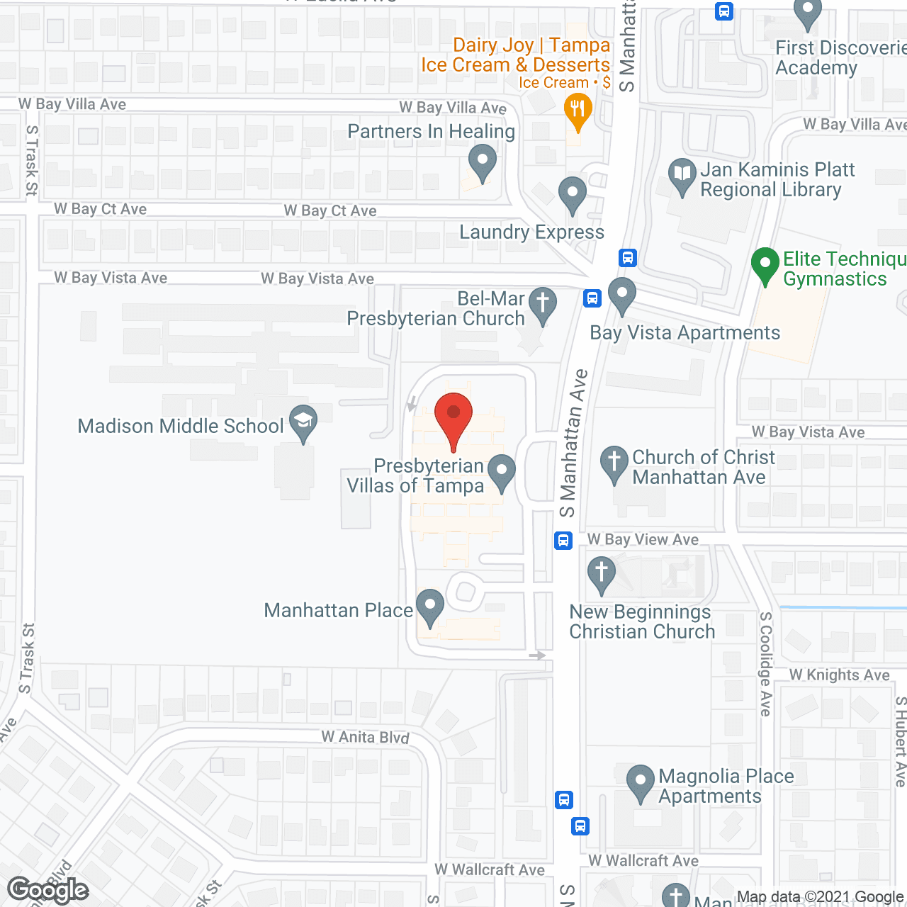 Presbyterian Villas of Tampa in google map