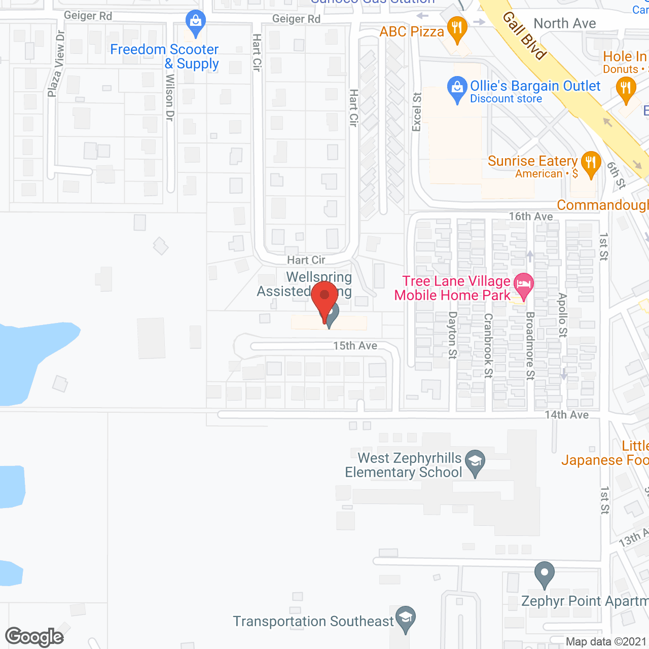 Serenity West in google map