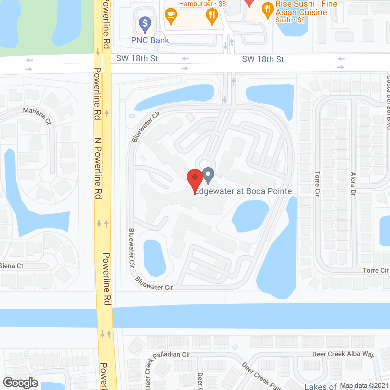 Edgewater Pointe Estates Med in google map