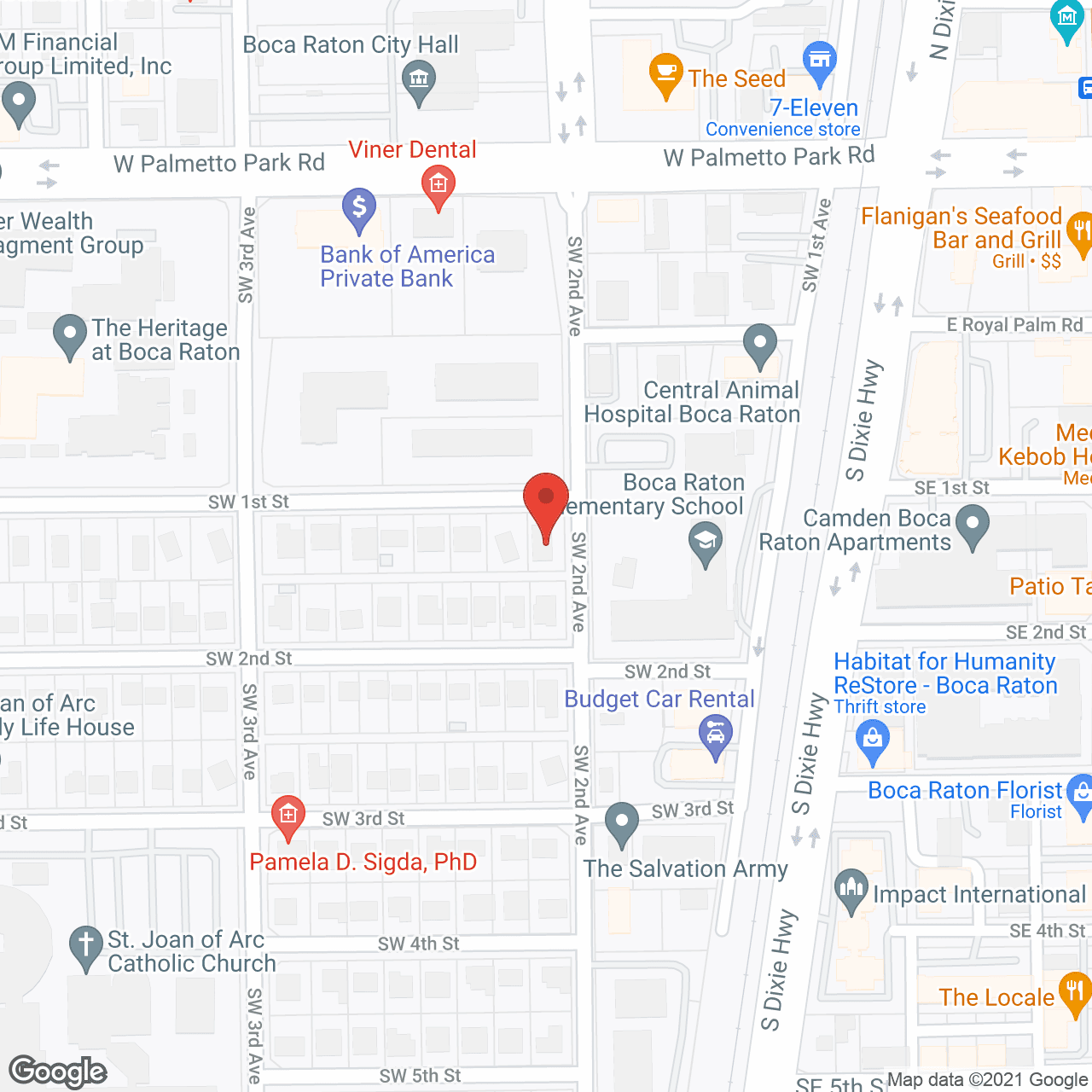 Boca Paradise ACLF in google map
