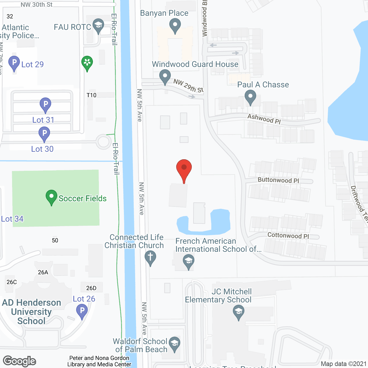 Elysium of Boca Raton in google map