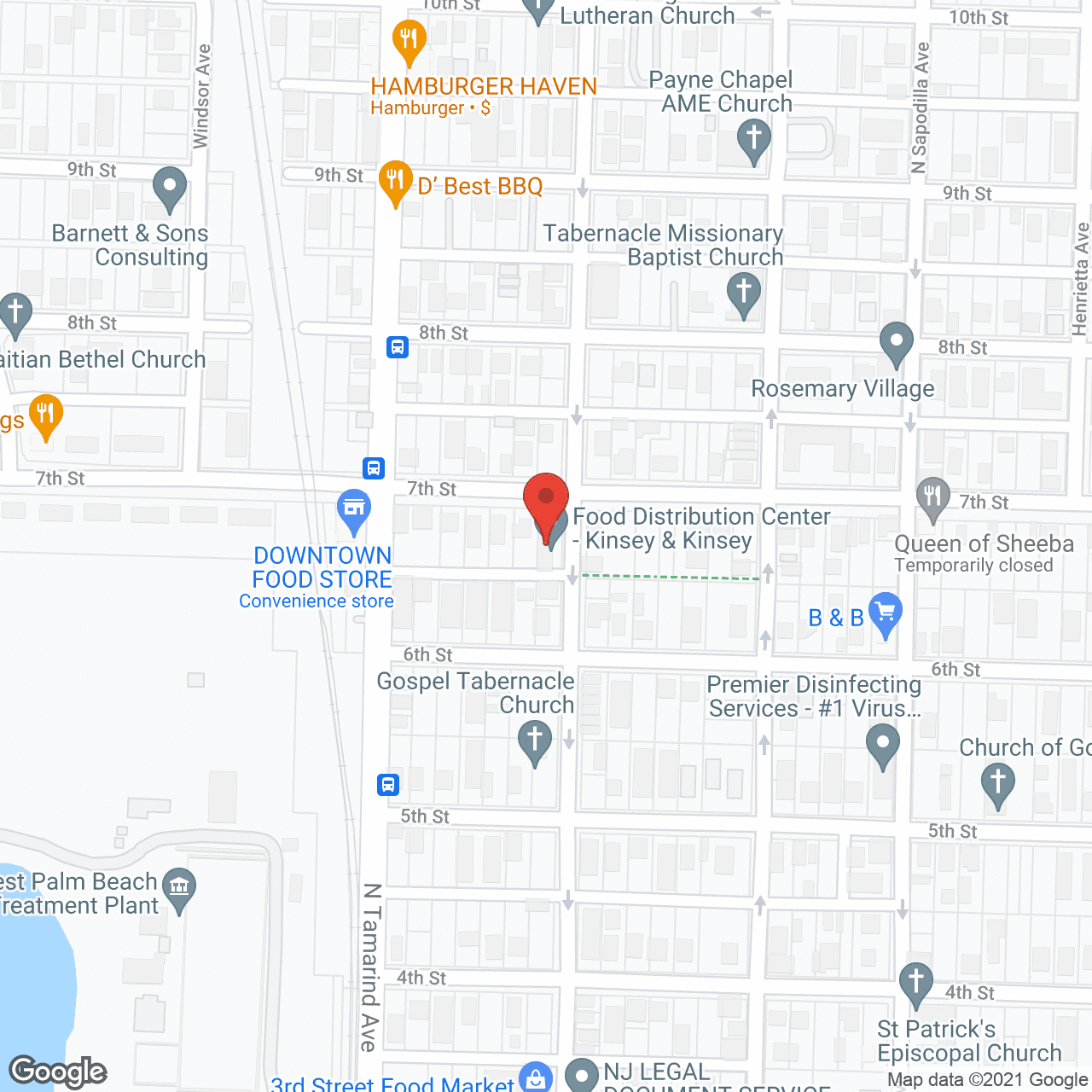 Kinsey and Kinsey Elder Care in google map
