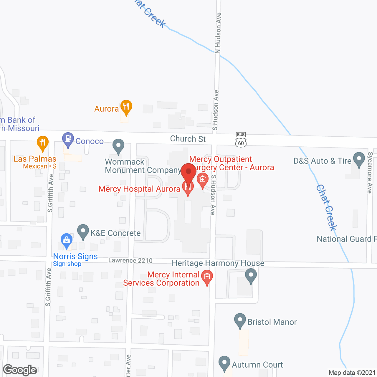 St John's Hospital-Aurora in google map