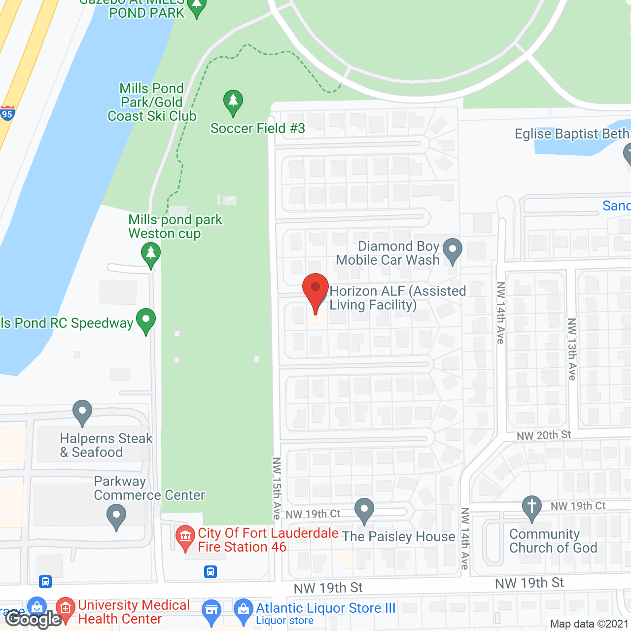 Merrick Retirement Home in google map