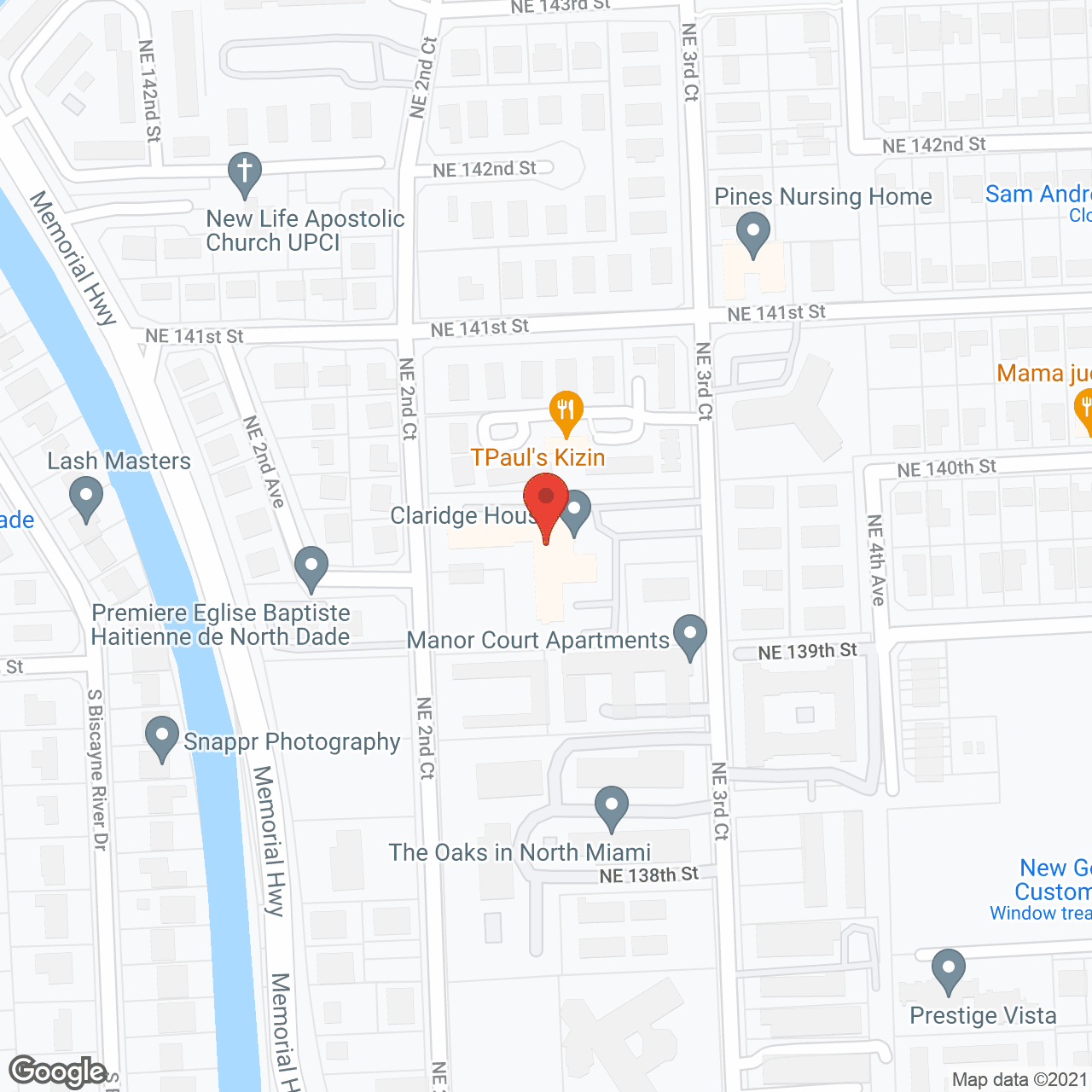 Claridge House in google map
