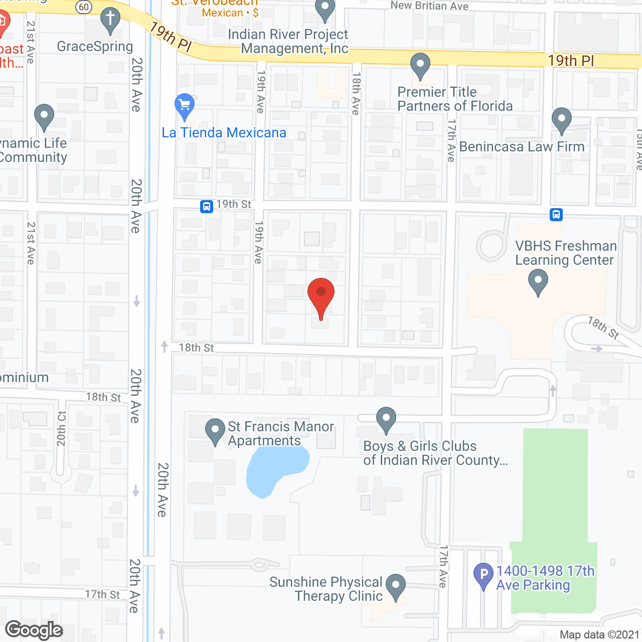 Edgewood Court in google map