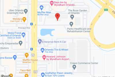 Rose Garden of Orlando in google map