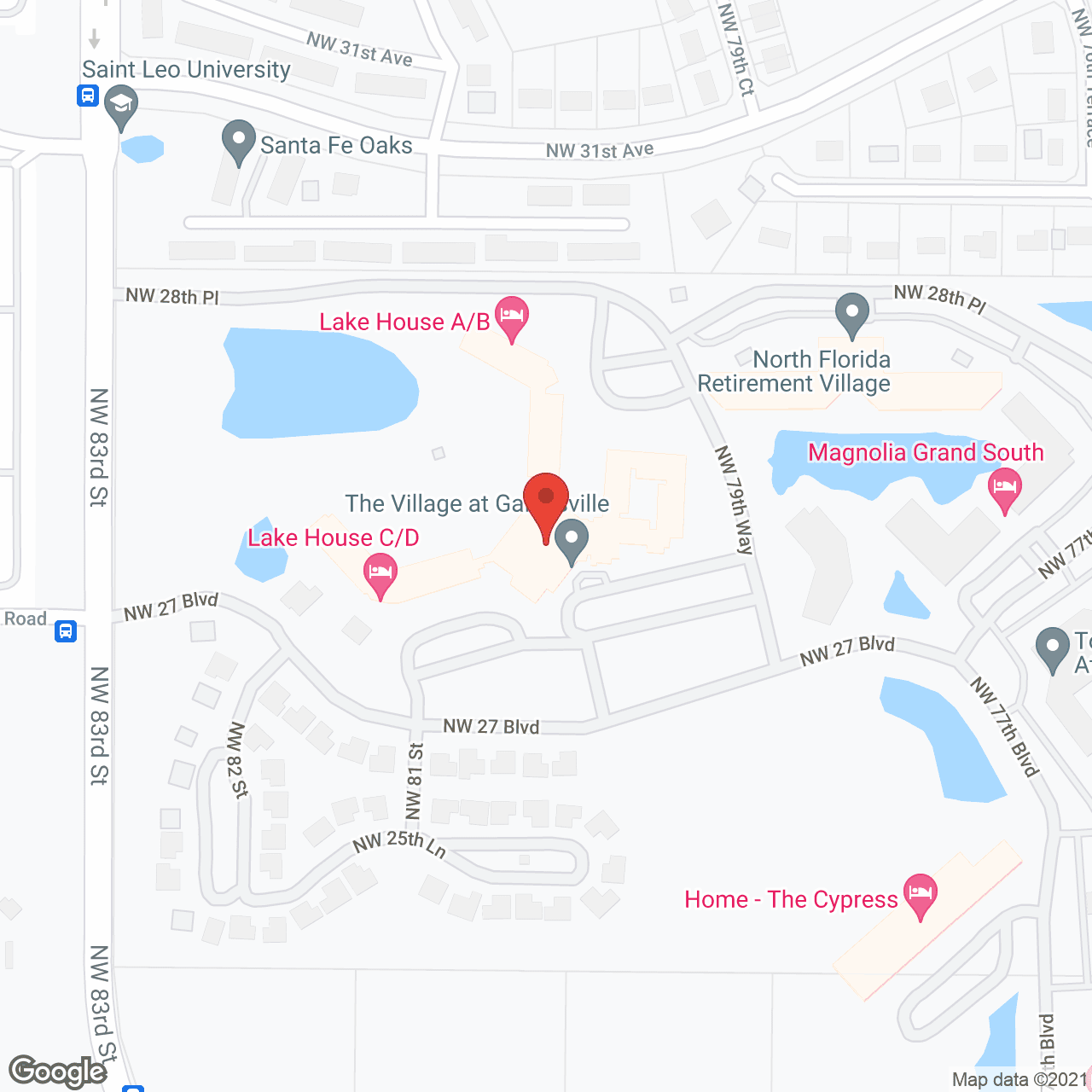 North Florida Retirement Village in google map